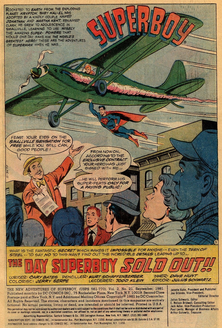 The New Adventures of Superboy 21 Page 2