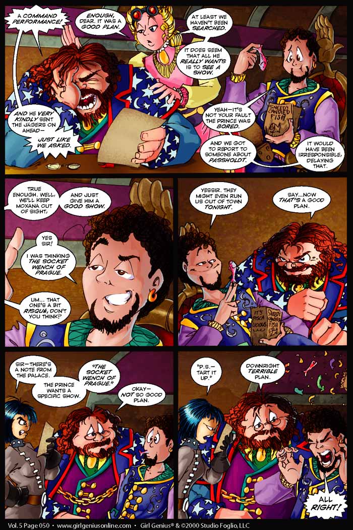 Read online Girl Genius (2002) comic -  Issue #5 - 50