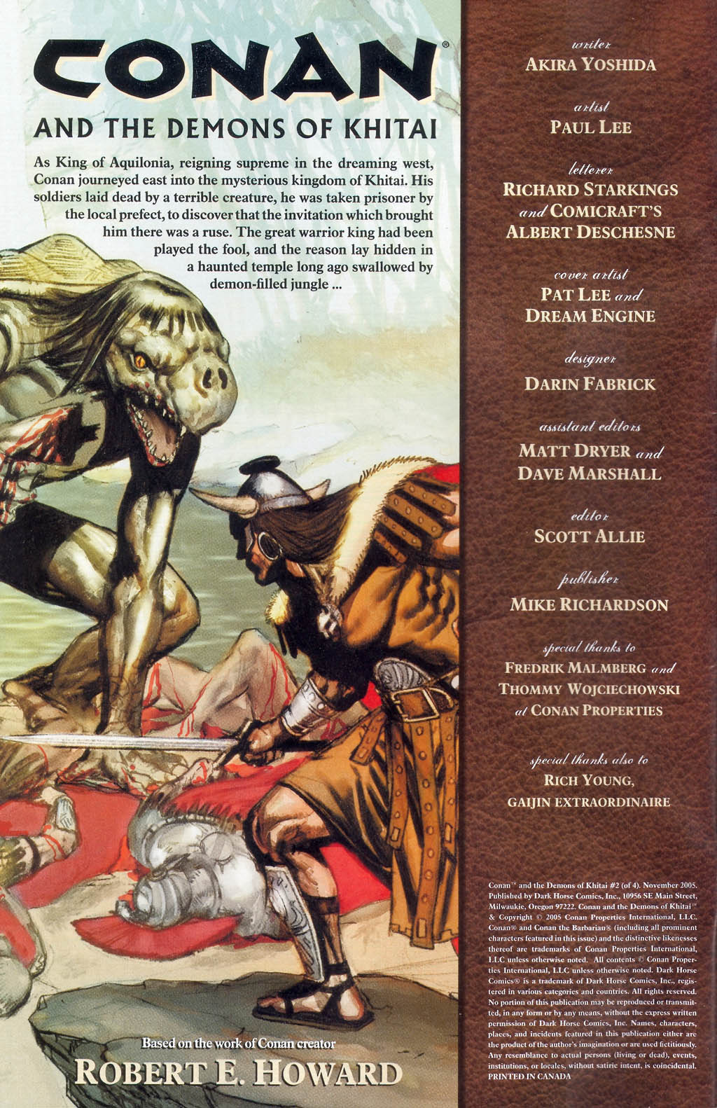 Read online Conan and the Demons of Khitai comic -  Issue #2 - 2