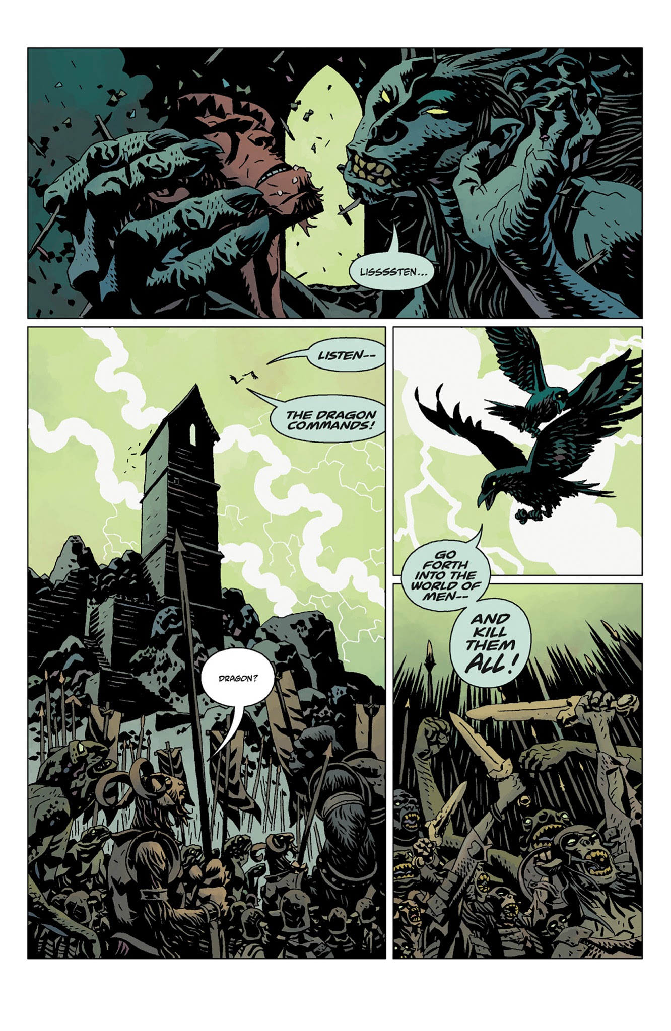 Read online Hellboy: The Storm And The Fury comic -  Issue # TPB - 111