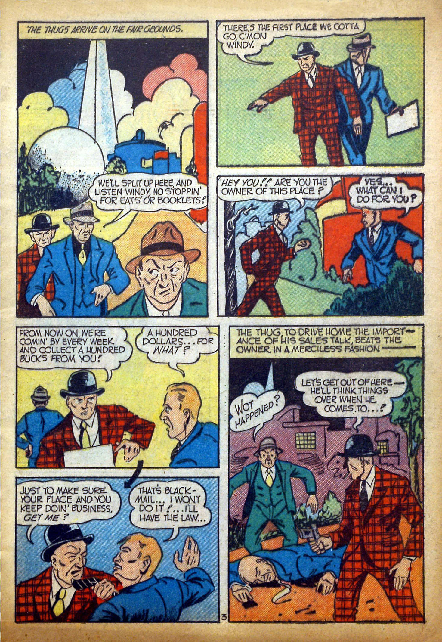 Read online Amazing Mystery Funnies comic -  Issue #21 - 2