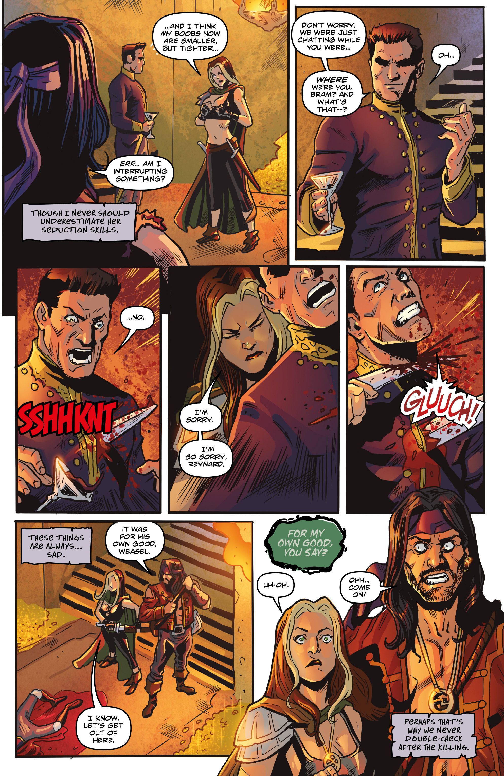 Read online Rogues!: The Burning Heart comic -  Issue #5 - 17