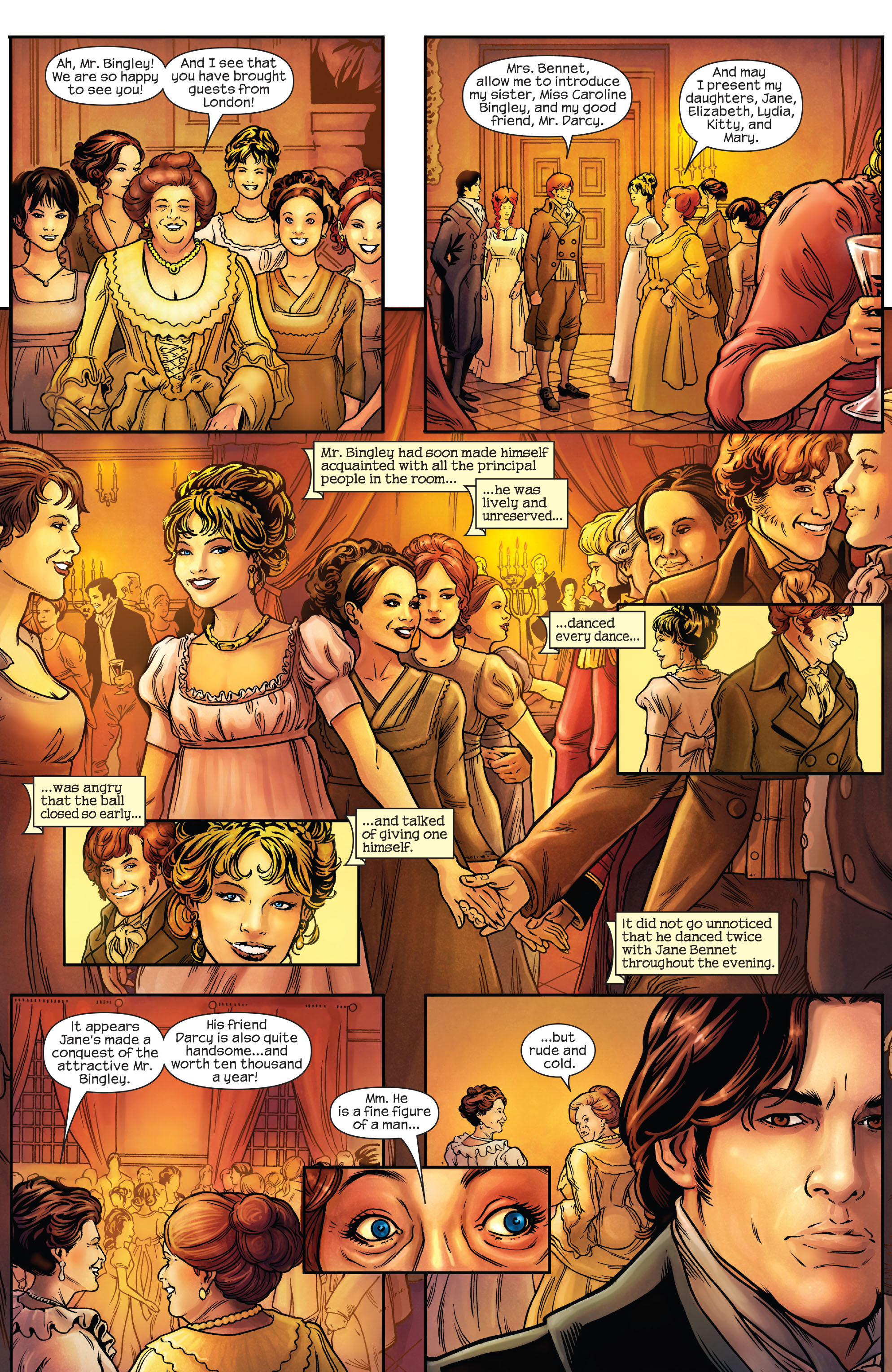 Read online Pride & Prejudice (2009) comic -  Issue #1 - 8