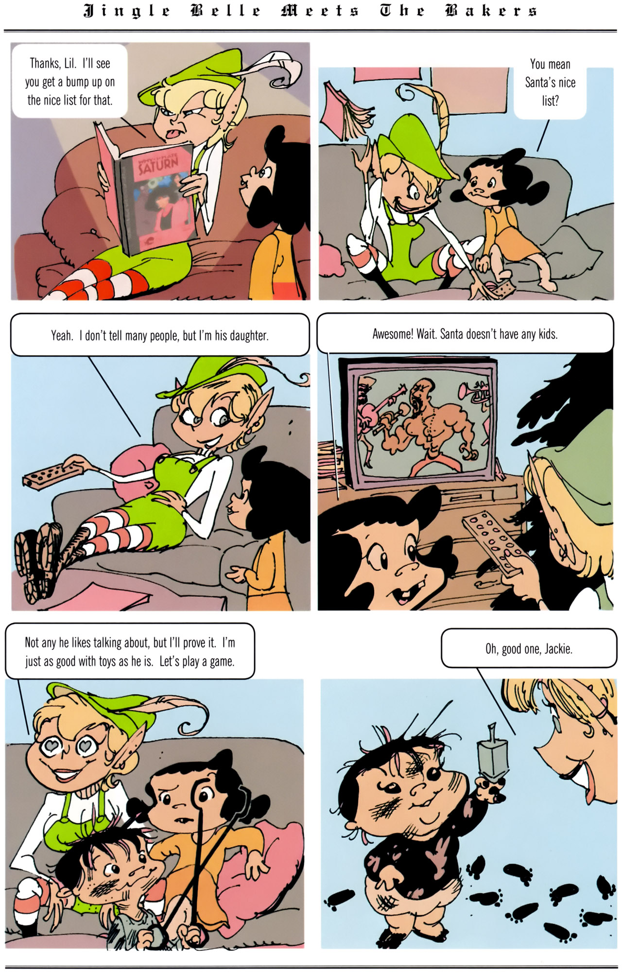 Read online The Bakers Meet Jingle Belle comic -  Issue # Full - 11