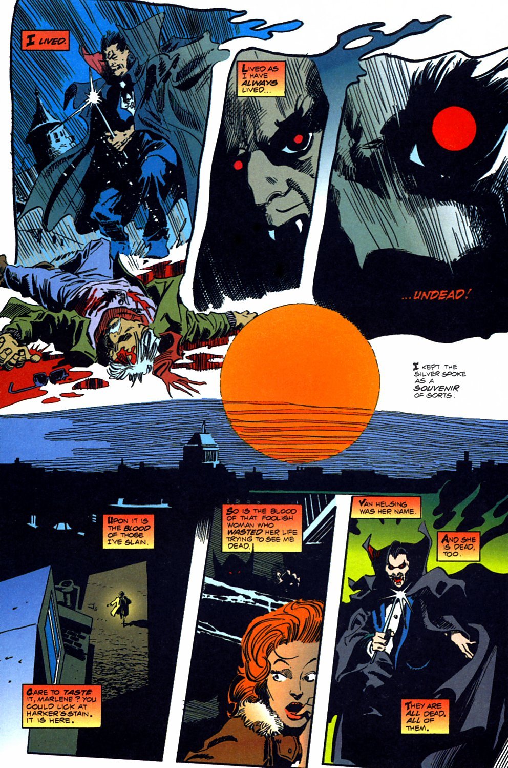 Read online Tomb of Dracula (1991) comic -  Issue #1 - 9