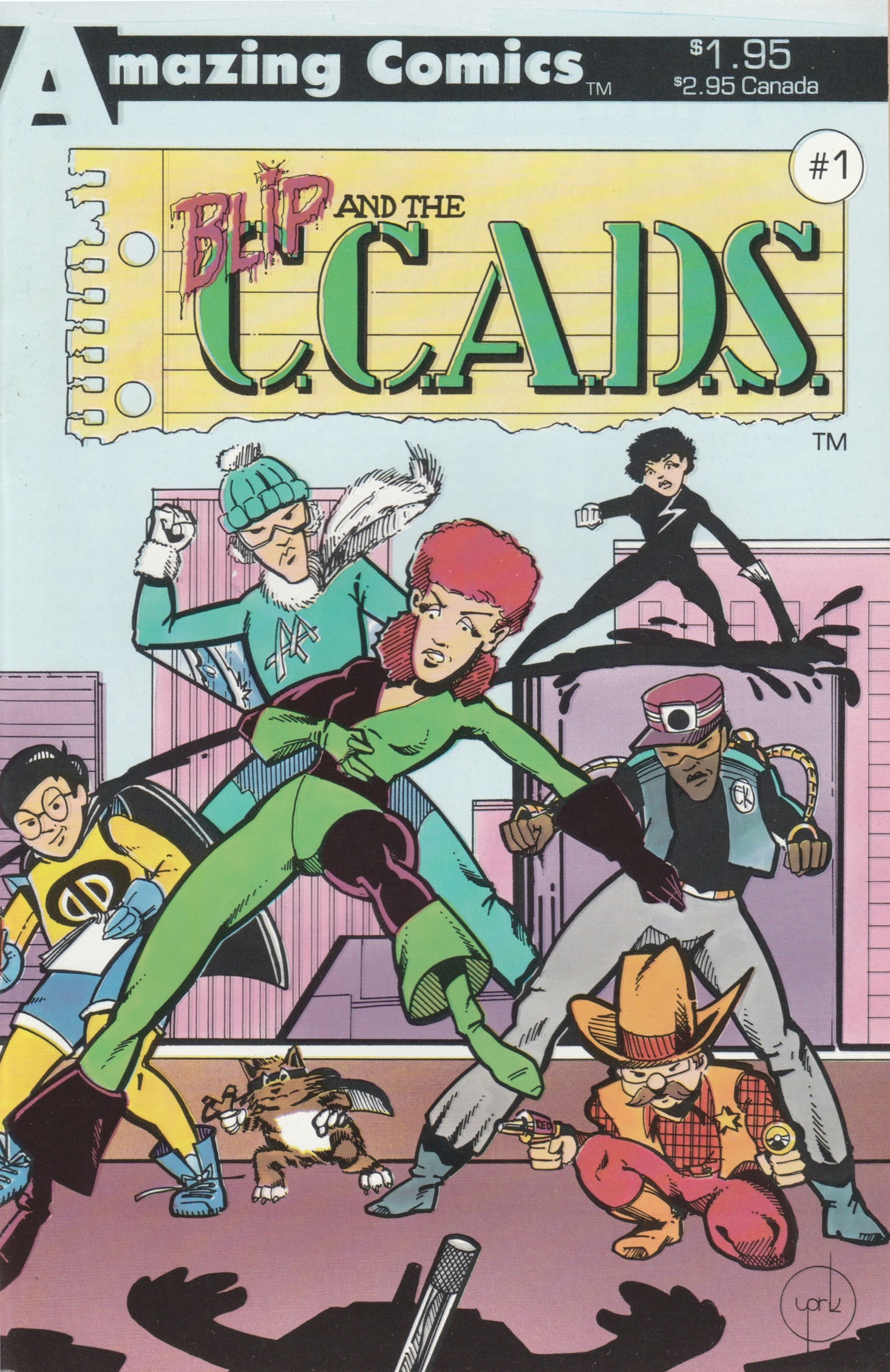 Read online Blip and the C.C.A.D.S. comic -  Issue #1 - 1