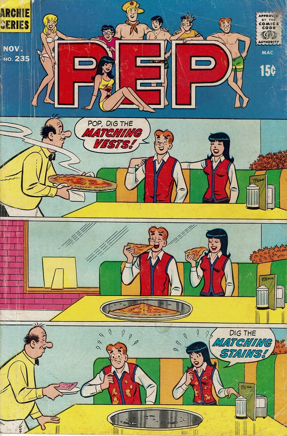 Read online Pep Comics comic -  Issue #235 - 1