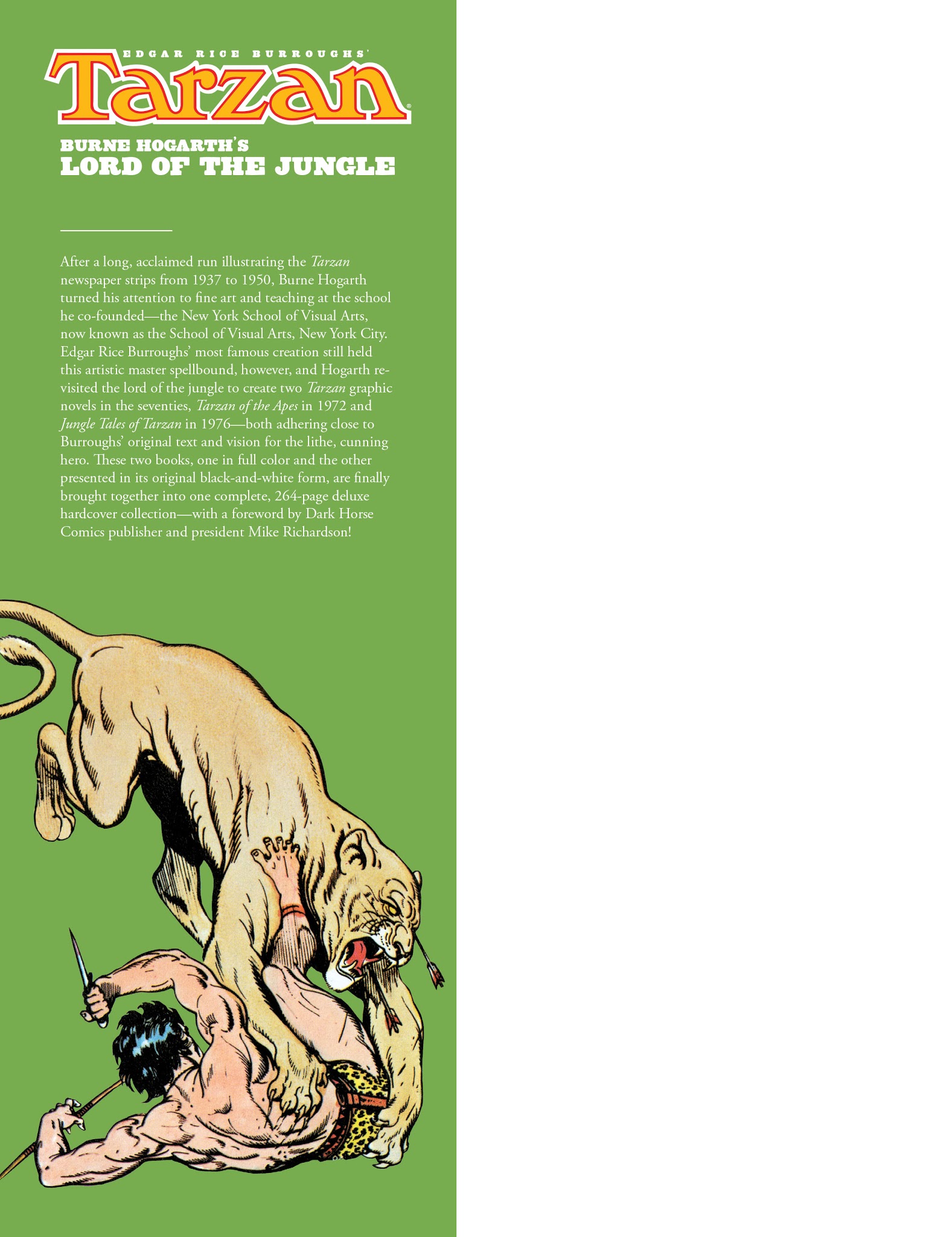 Read online Edgar Rice Burroughs' Tarzan: Burne Hogarth's Lord of the Jungle comic -  Issue # TPB - 2