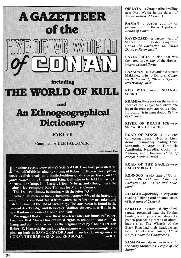 Read online The Savage Sword Of Conan comic -  Issue #39 - 33