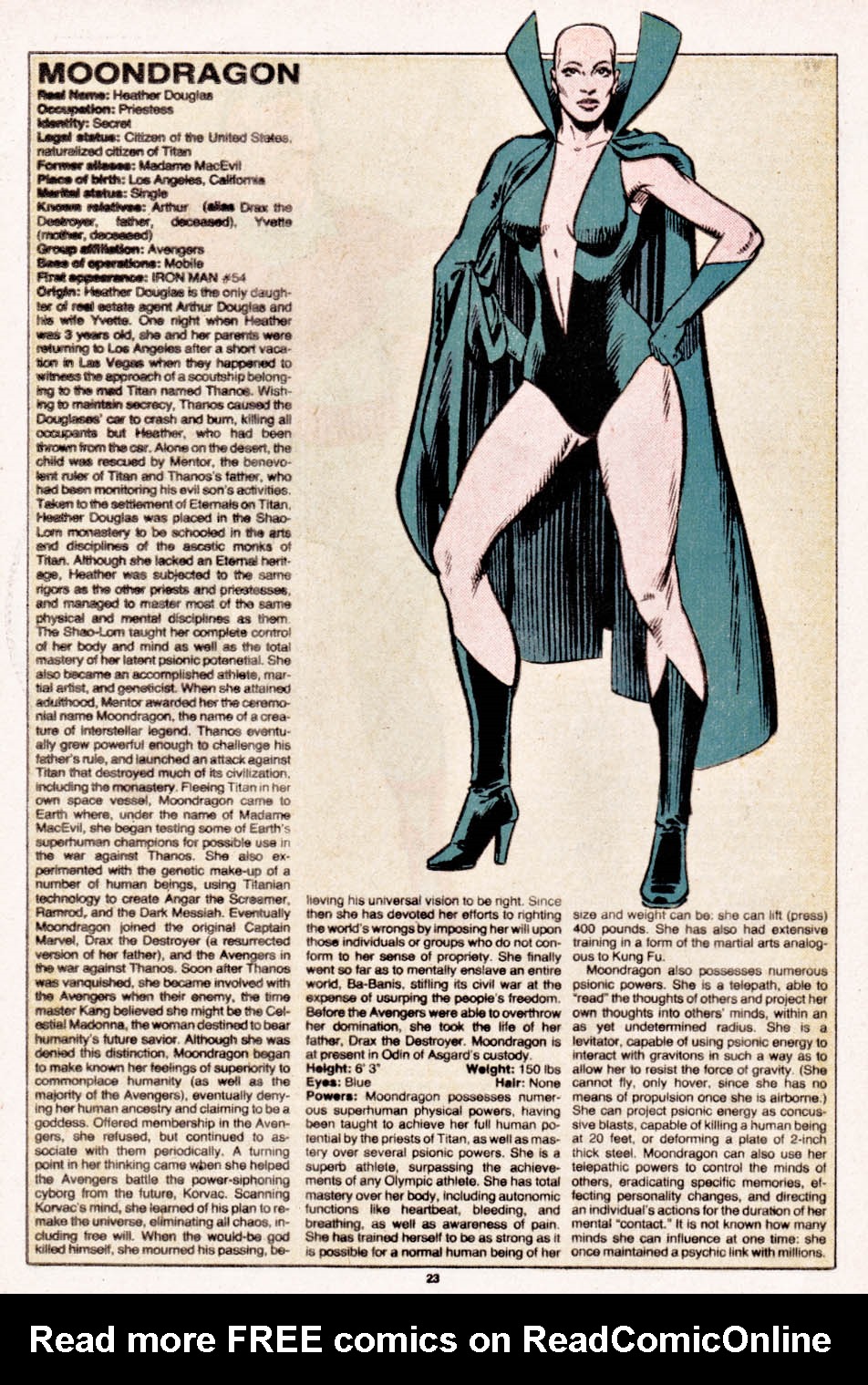 Read online The Official Handbook of the Marvel Universe comic -  Issue #7 - 24