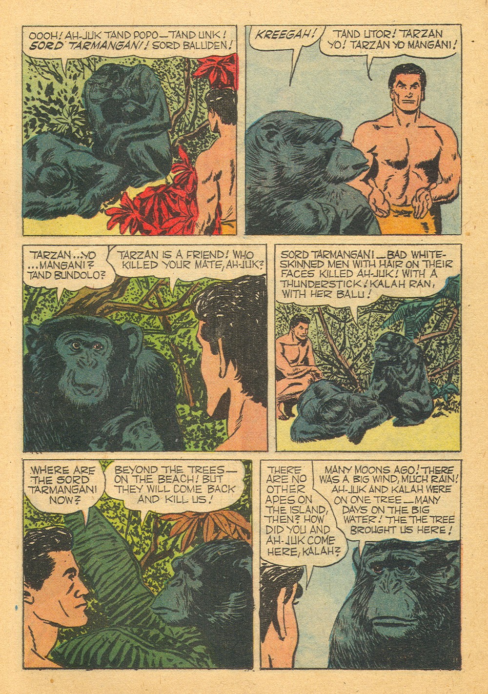 Read online Tarzan (1948) comic -  Issue #110 - 21