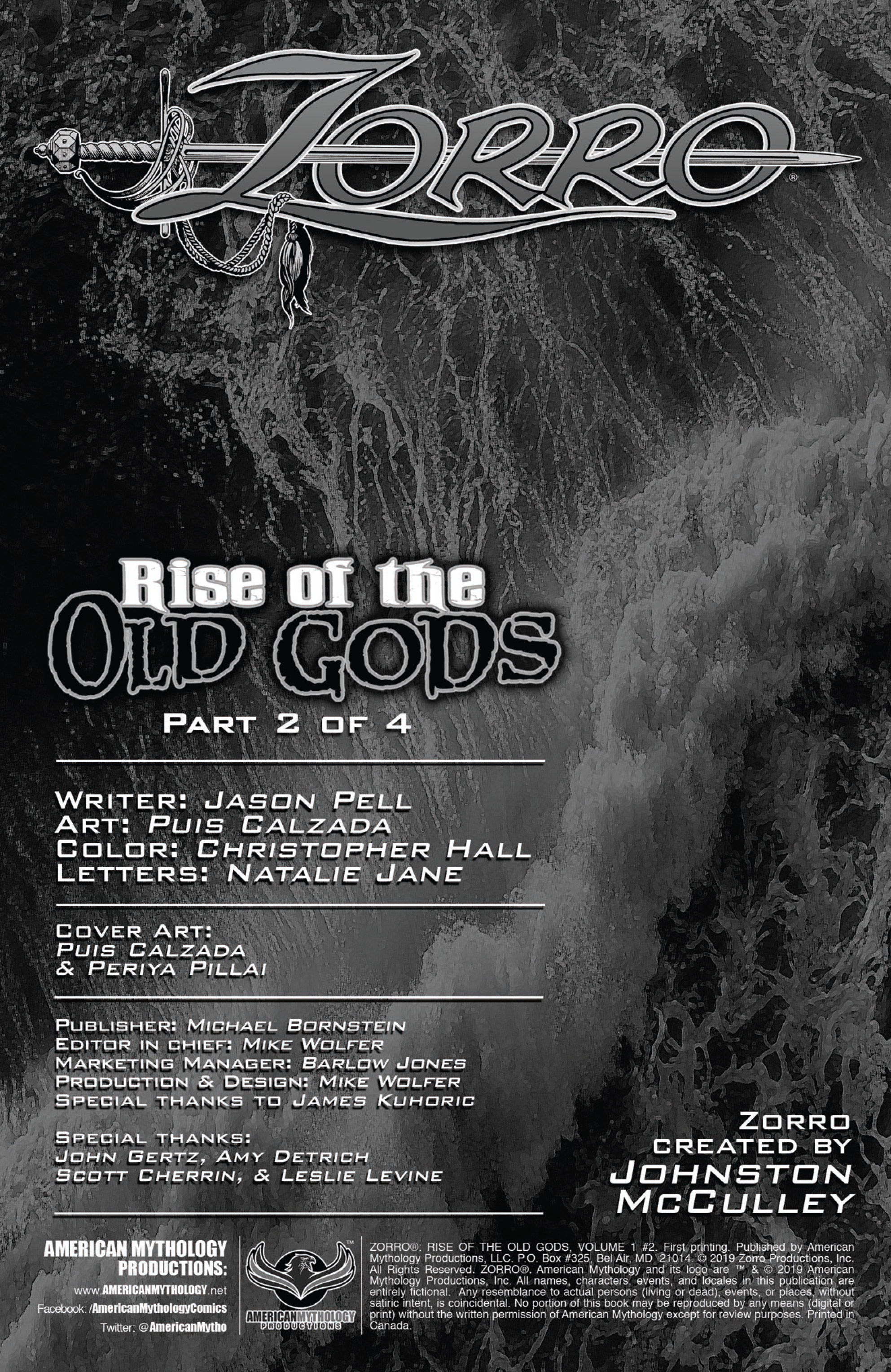 Read online Zorro: Rise of the Old Gods comic -  Issue #2 - 2
