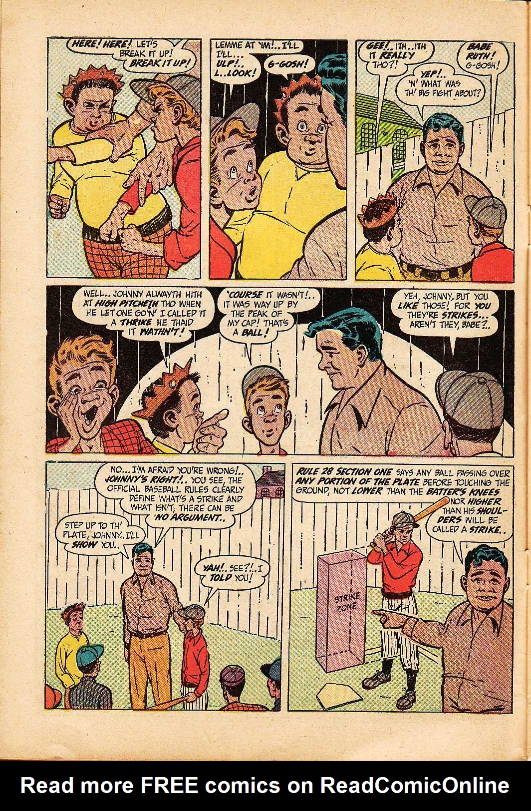 Read online Babe Ruth Sports Comics comic -  Issue #2 - 11