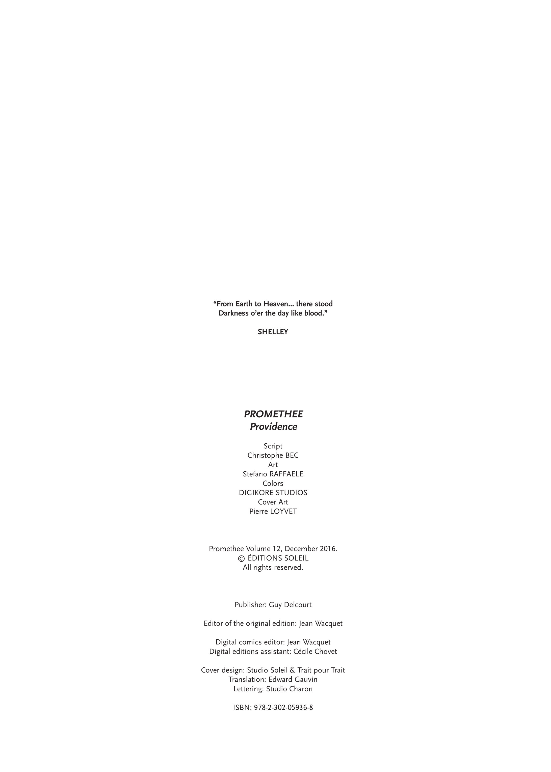 Read online Promethee comic -  Issue #12 - 2