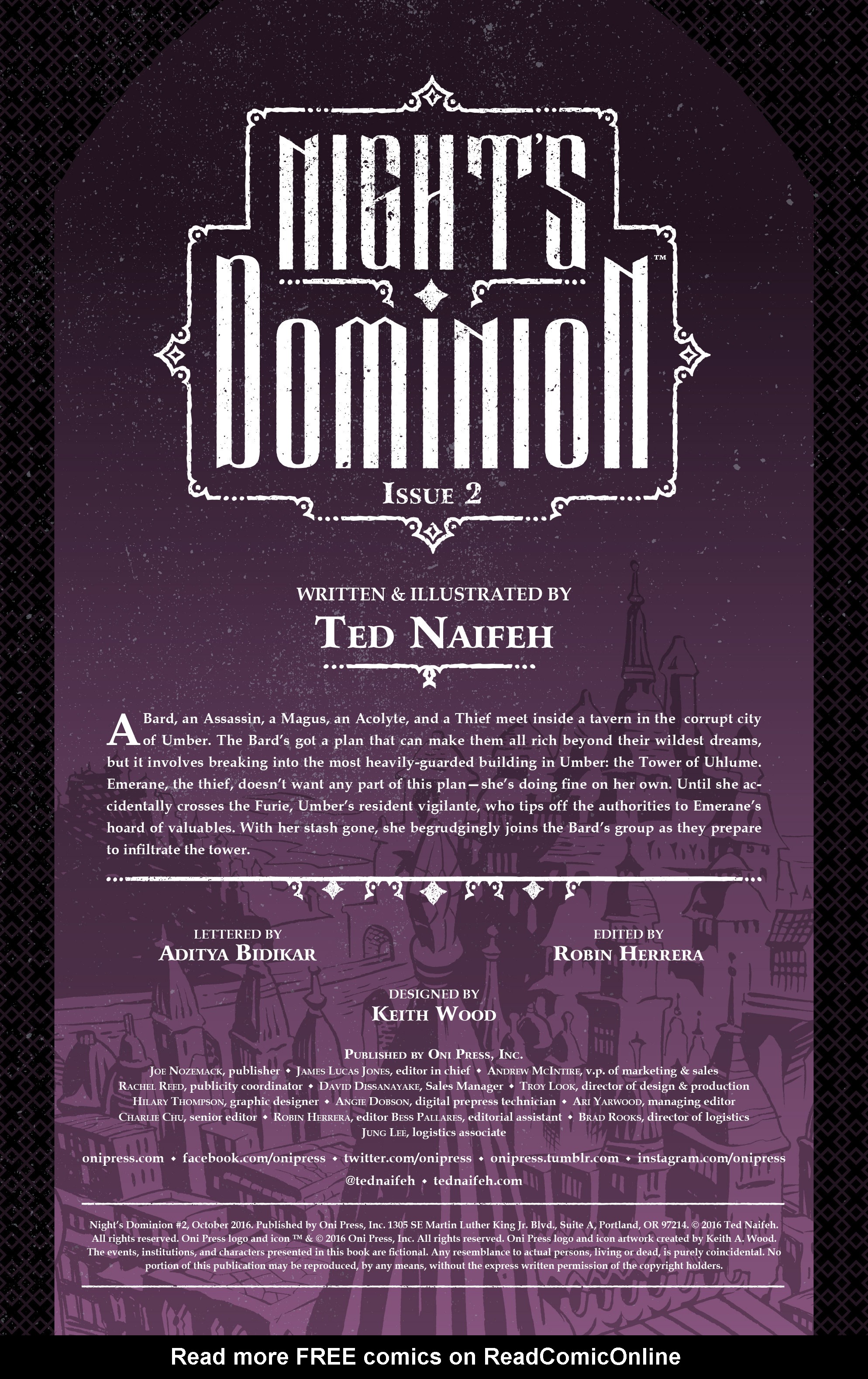 Read online Night's Dominion comic -  Issue #2 - 2