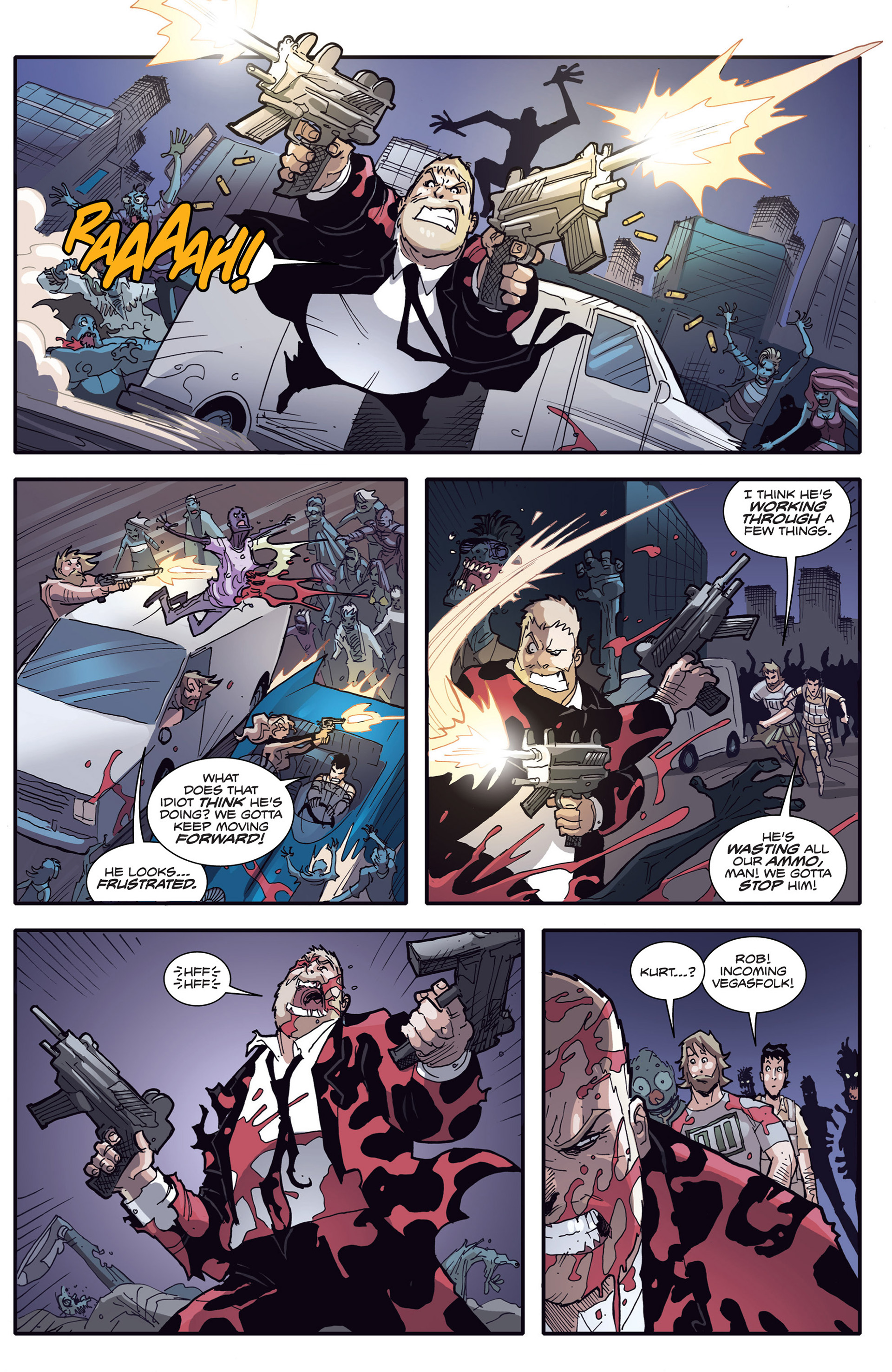 Read online Fanboys vs. Zombies comic -  Issue #12 - 12