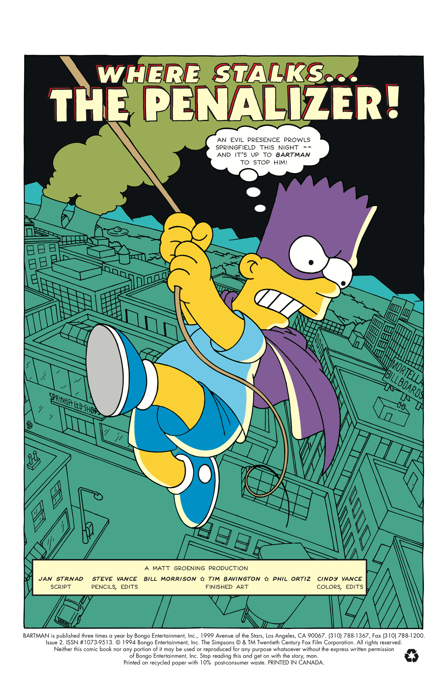 Read online Bartman comic -  Issue #2 - 2