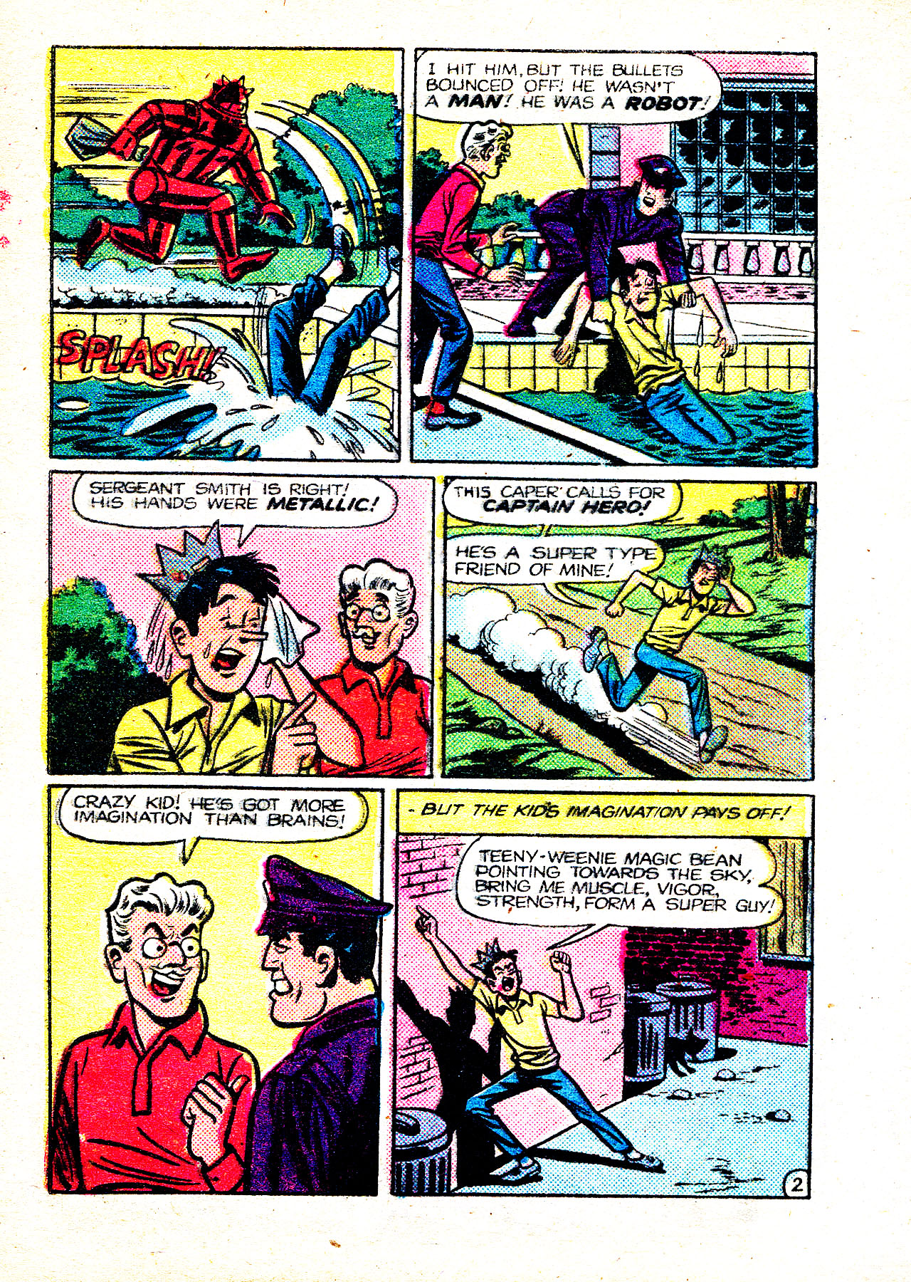 Read online Captain Hero Comics Digest Magazine comic -  Issue # TPB - 15