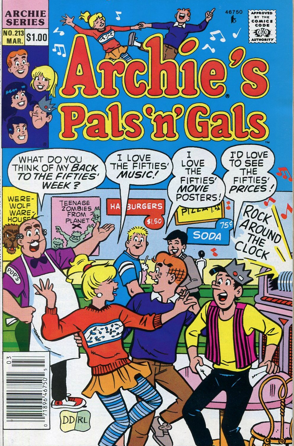 Read online Archie's Pals 'N' Gals (1952) comic -  Issue #213 - 1