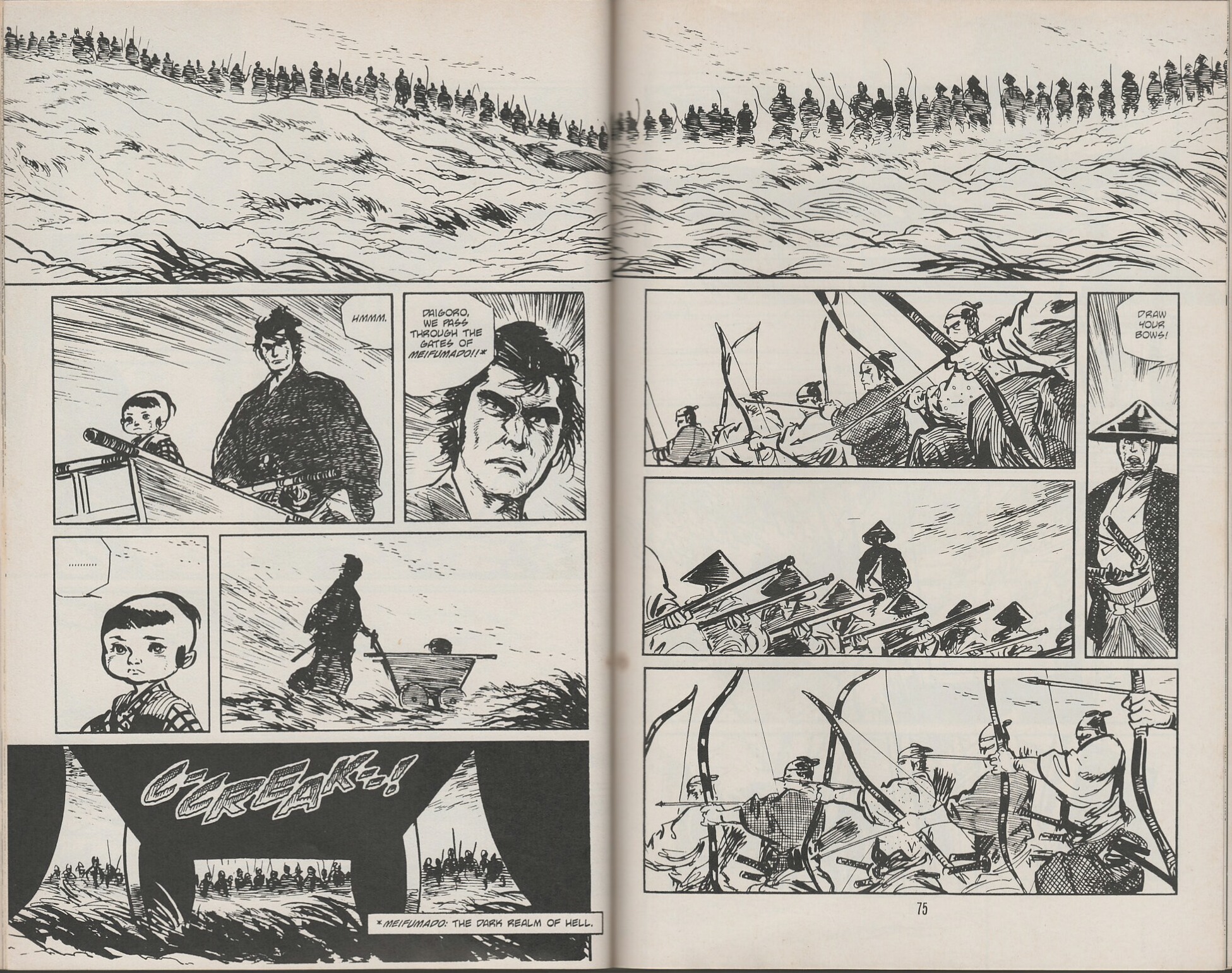 Read online Lone Wolf and Cub comic -  Issue #32 - 87