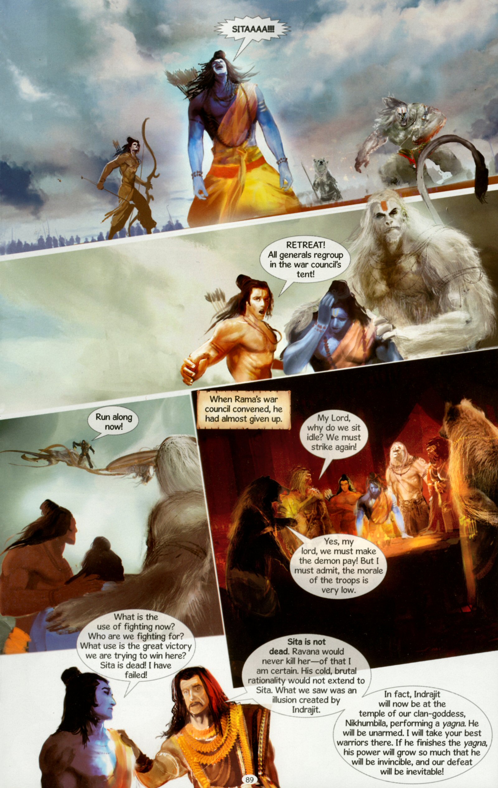 Read online Ravana: Roar of the Demon King comic -  Issue # Full - 91
