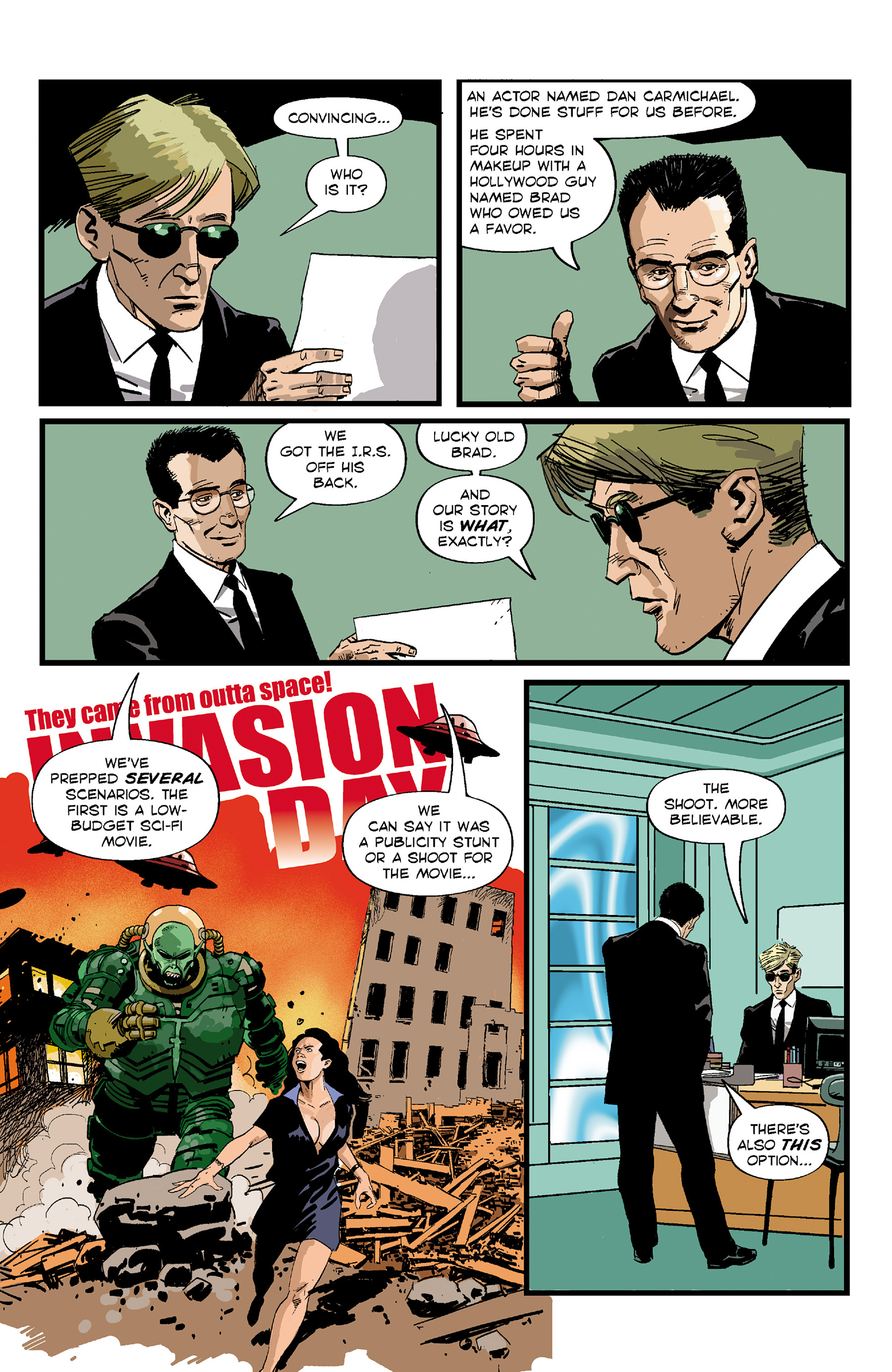 Read online Resident Alien: The Man With No Name comic -  Issue #1 - 4