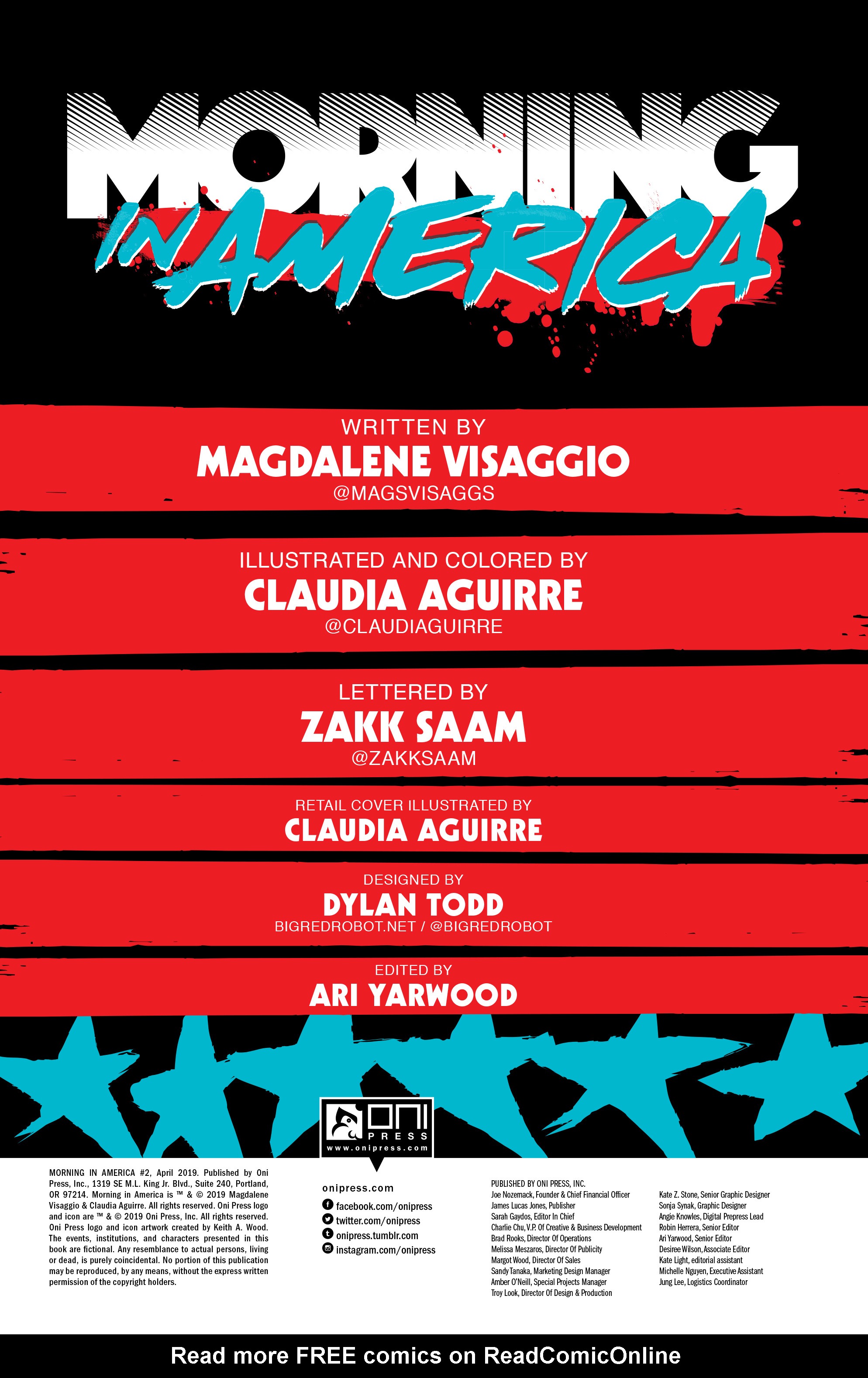 Read online Morning in America comic -  Issue #2 - 2