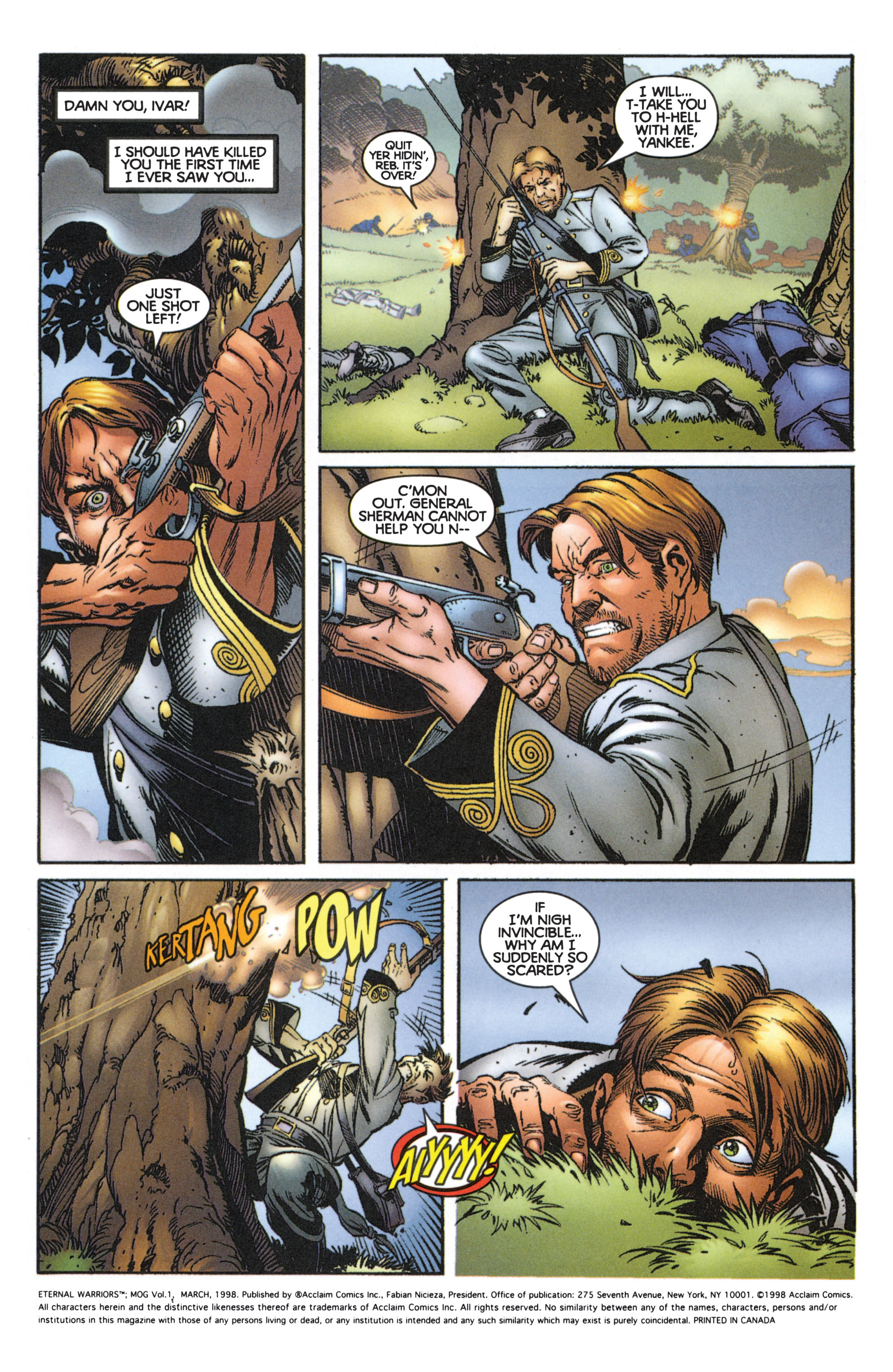 Read online Eternal Warriors comic -  Issue # Issue Mog - 3