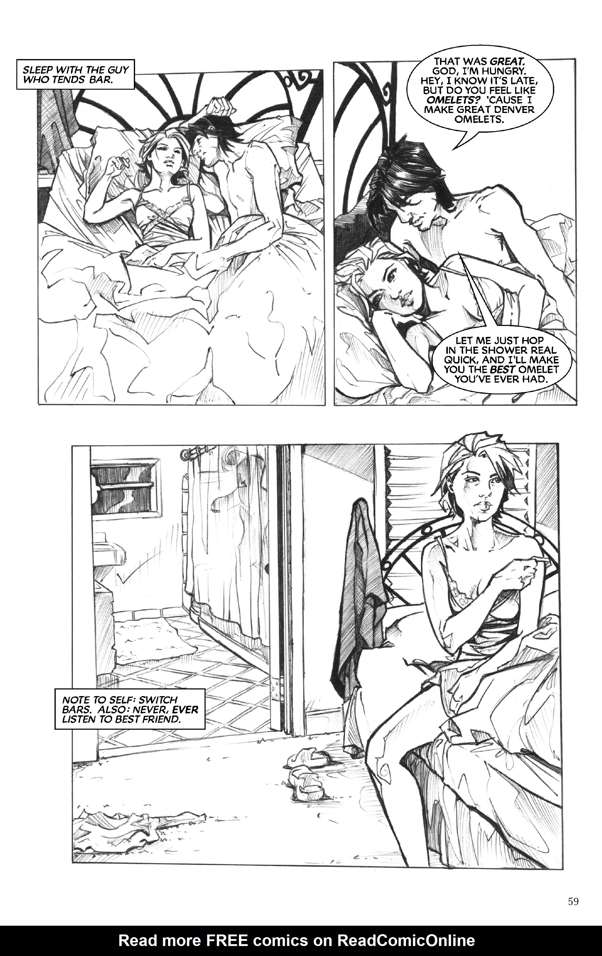 Read online Drawing Lines: An Anthology of Women Cartoonists comic -  Issue # TPB - 59