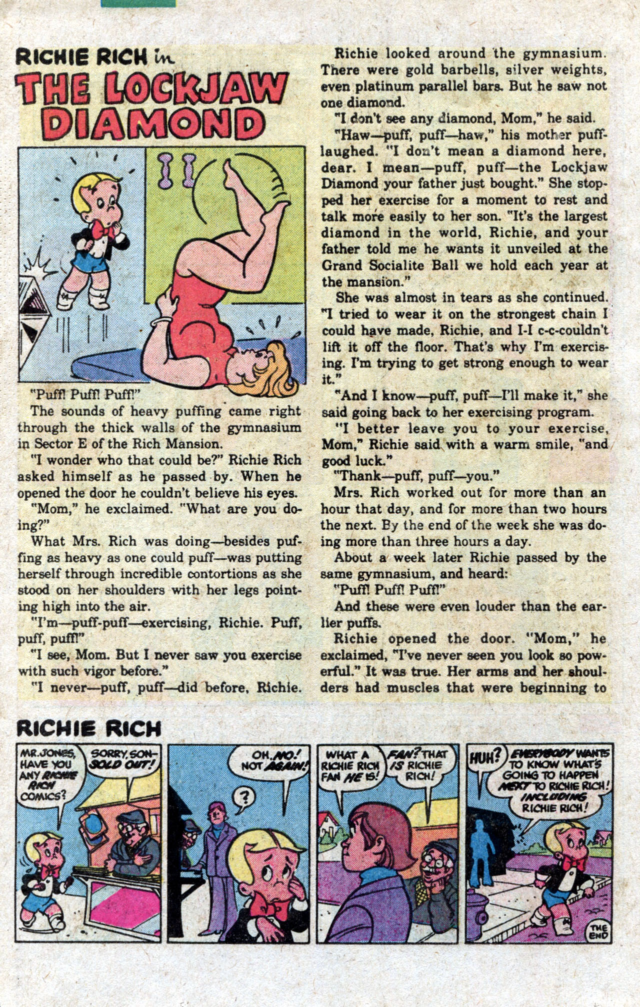 Read online Richie Rich Zillionz comic -  Issue #24 - 25
