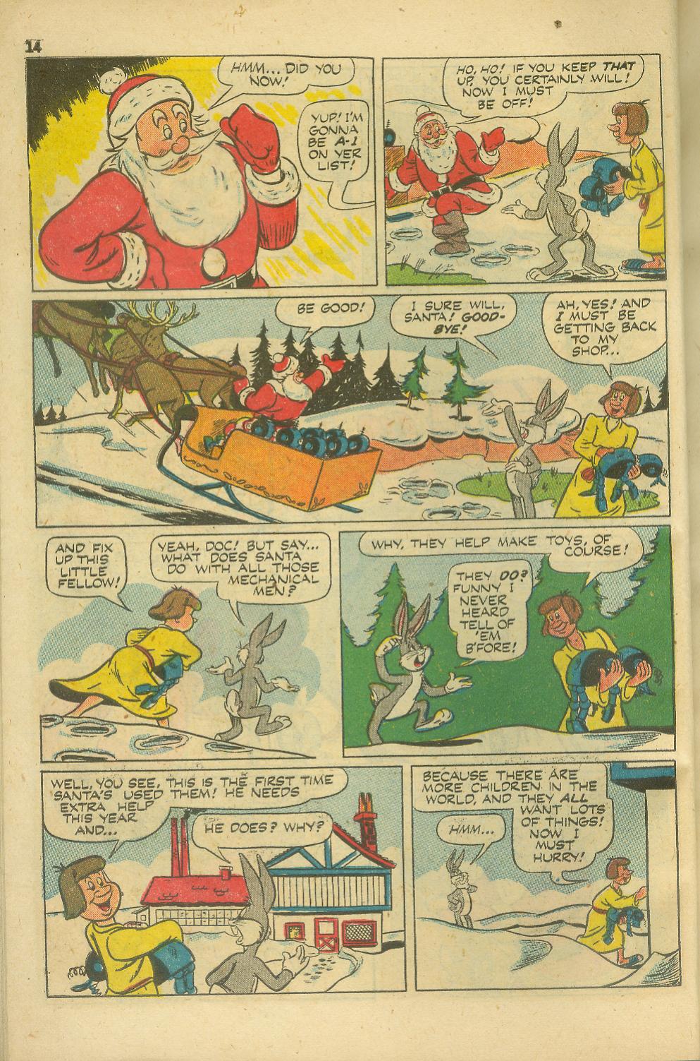 Read online Bugs Bunny's Christmas Funnies comic -  Issue # TPB 1 - 16