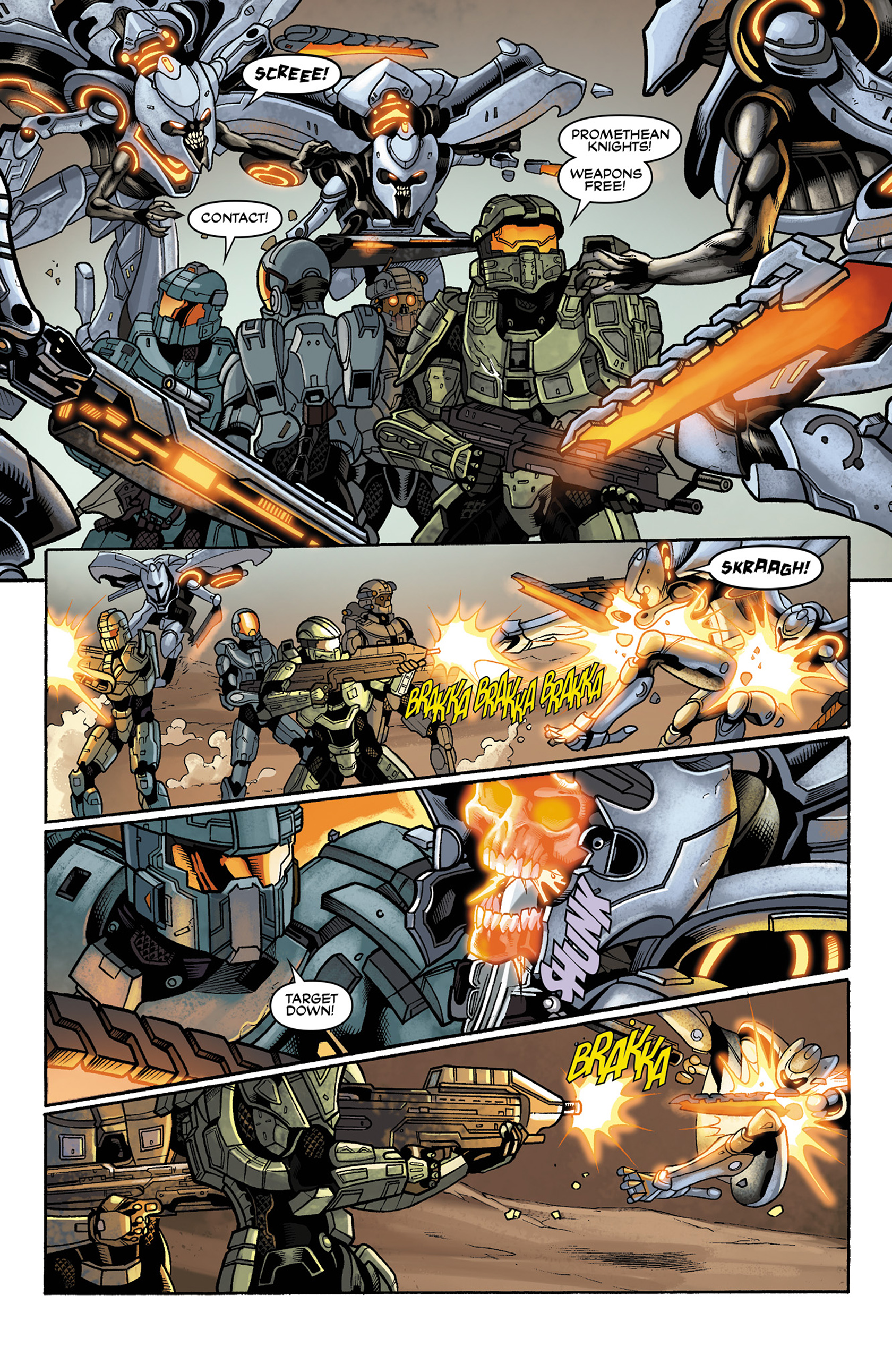 Read online Halo: Escalation comic -  Issue #8 - 17