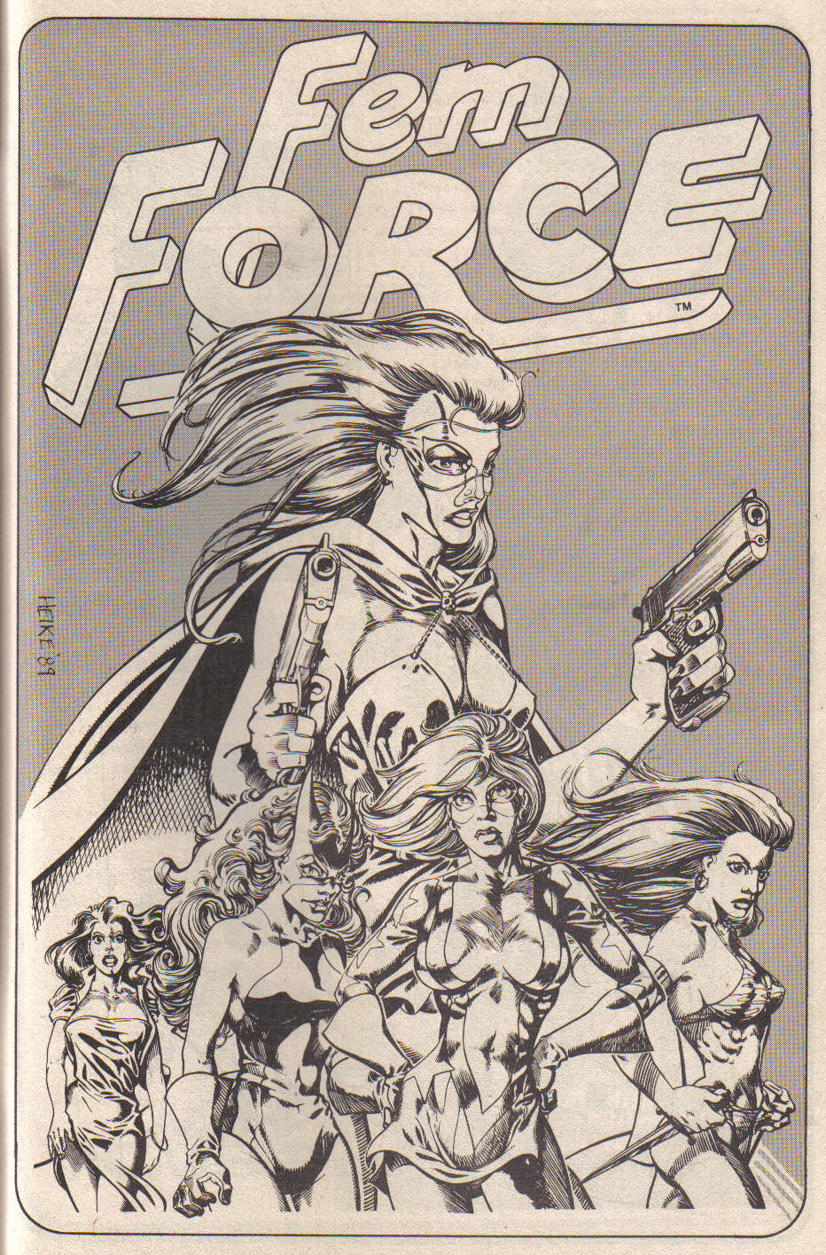 Read online Femforce comic -  Issue #17 - 39