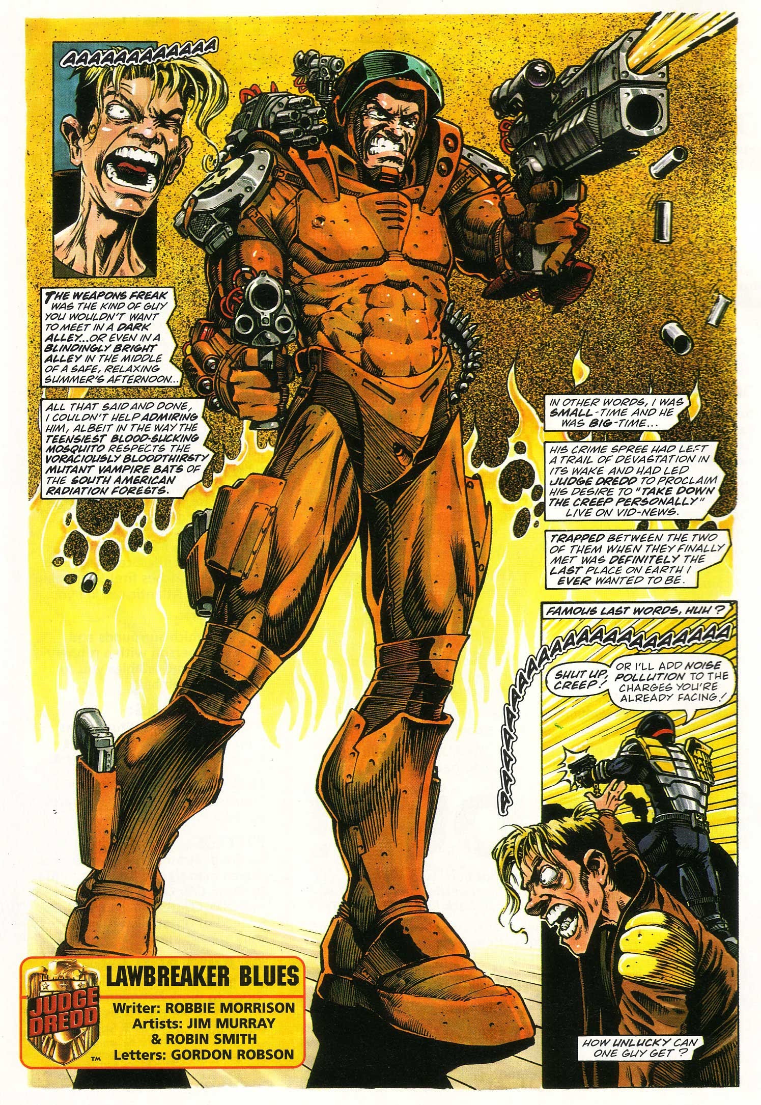 Read online Judge Dredd Lawman of the Future comic -  Issue #5 - 4