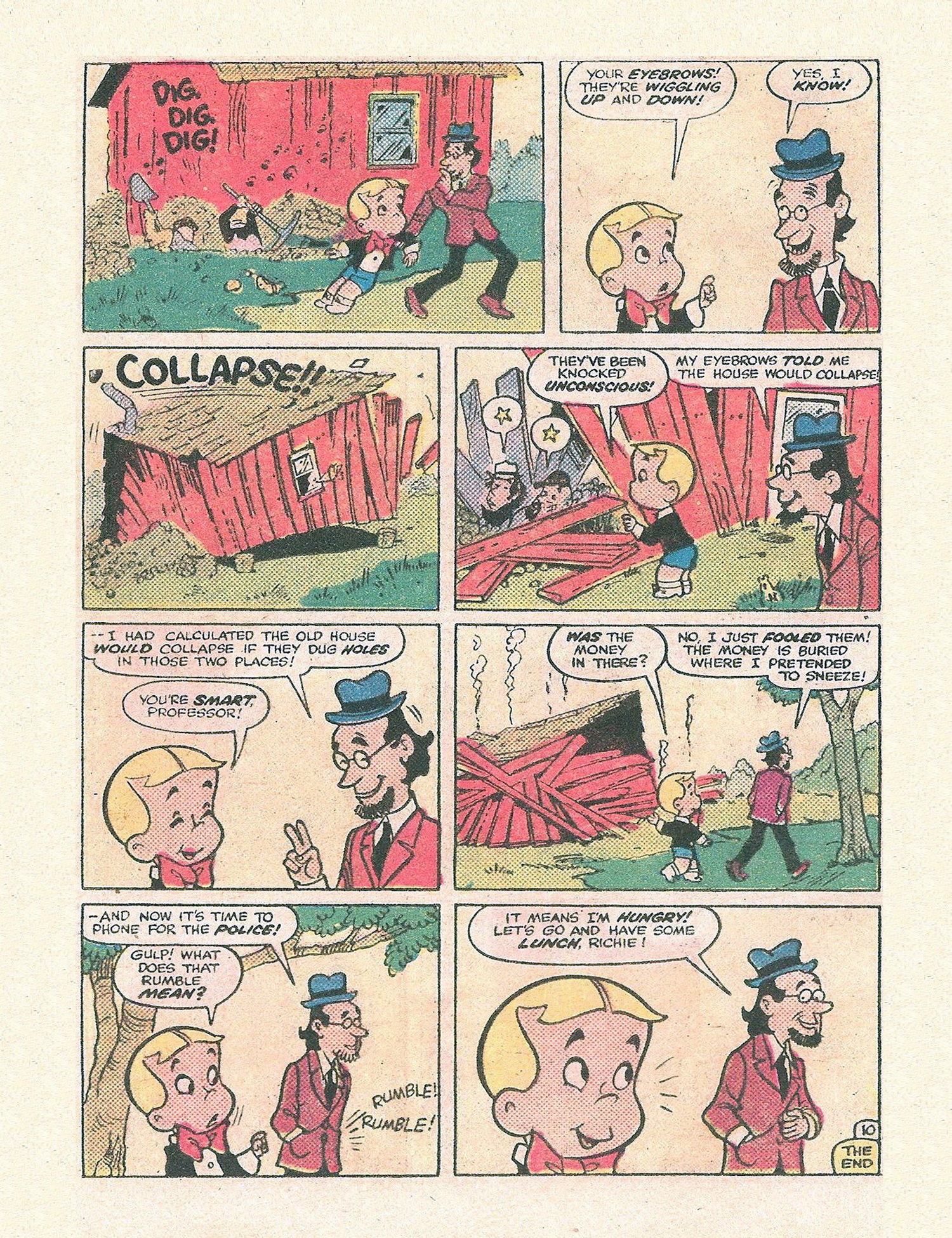 Read online Richie Rich Digest Stories comic -  Issue #13 - 52