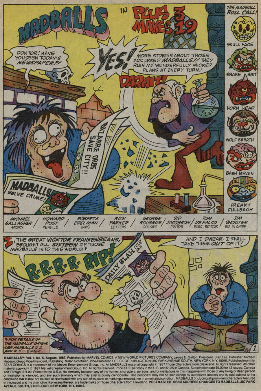 Read online Madballs comic -  Issue #5 - 3