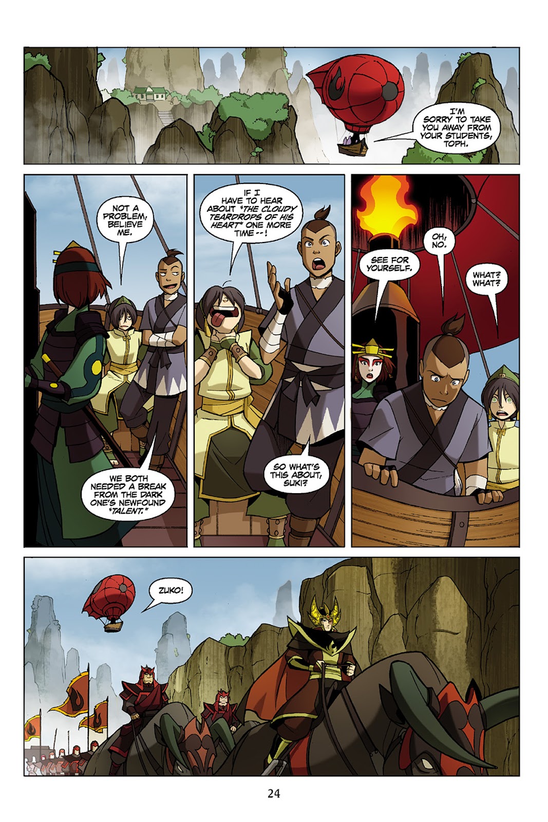 Nickelodeon Avatar: The Last Airbender - The Promise issue Part 3 - Page 25