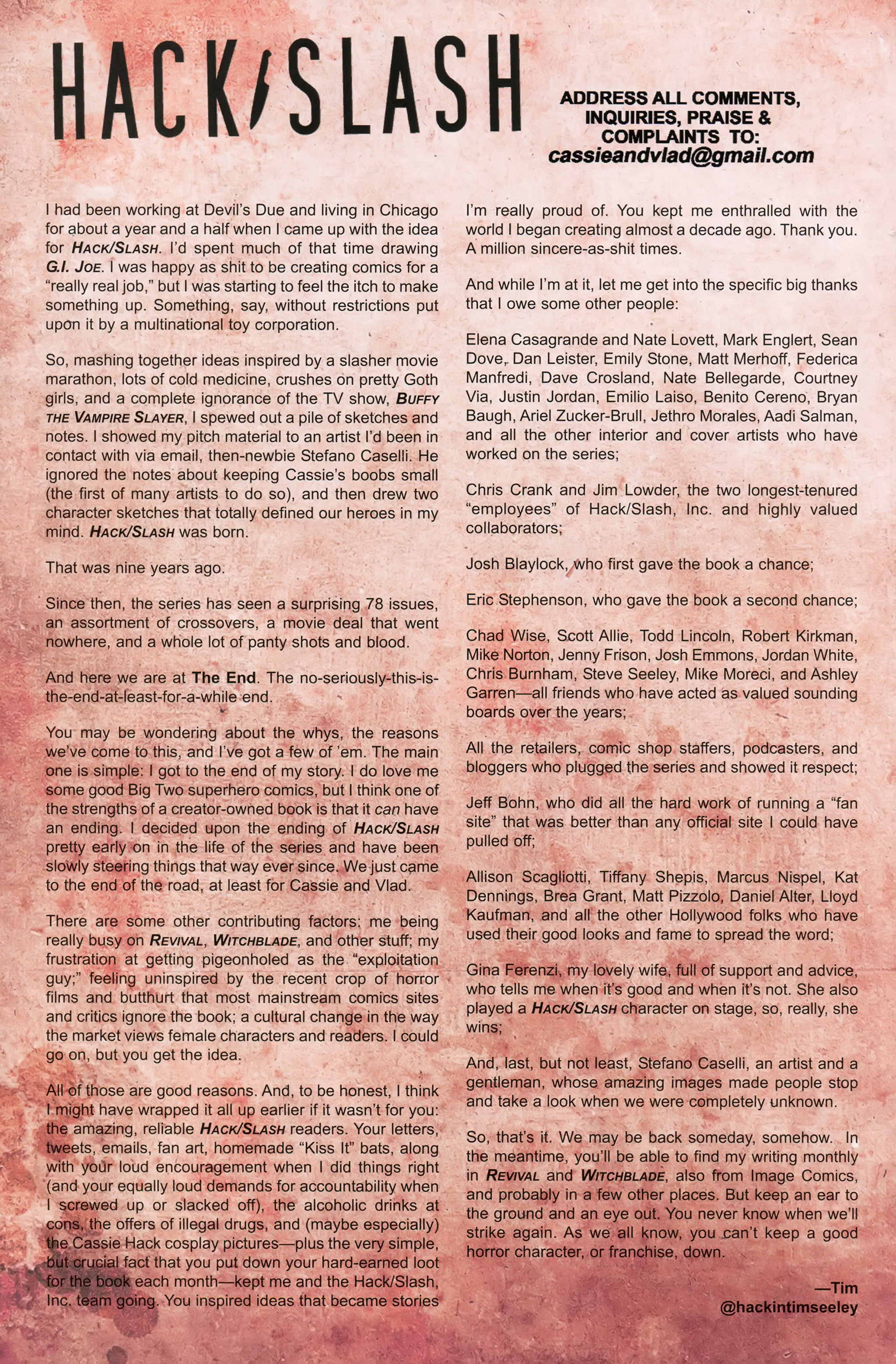 Read online Hack/Slash (2011) comic -  Issue #25 - 30