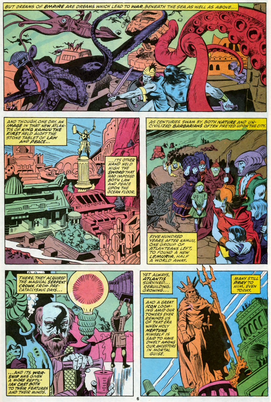 Read online Saga of the Sub-Mariner comic -  Issue #1 - 6