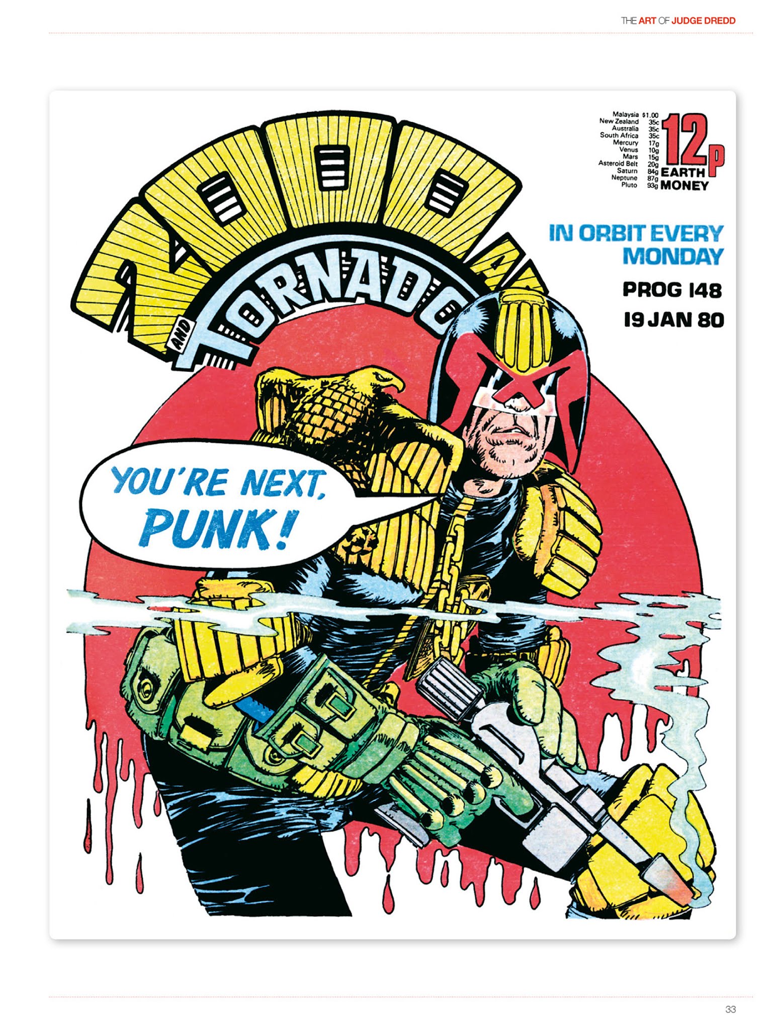 Read online The Art of Judge Dredd: Featuring 35 Years of Zarjaz Covers comic -  Issue # TPB (Part 1) - 34