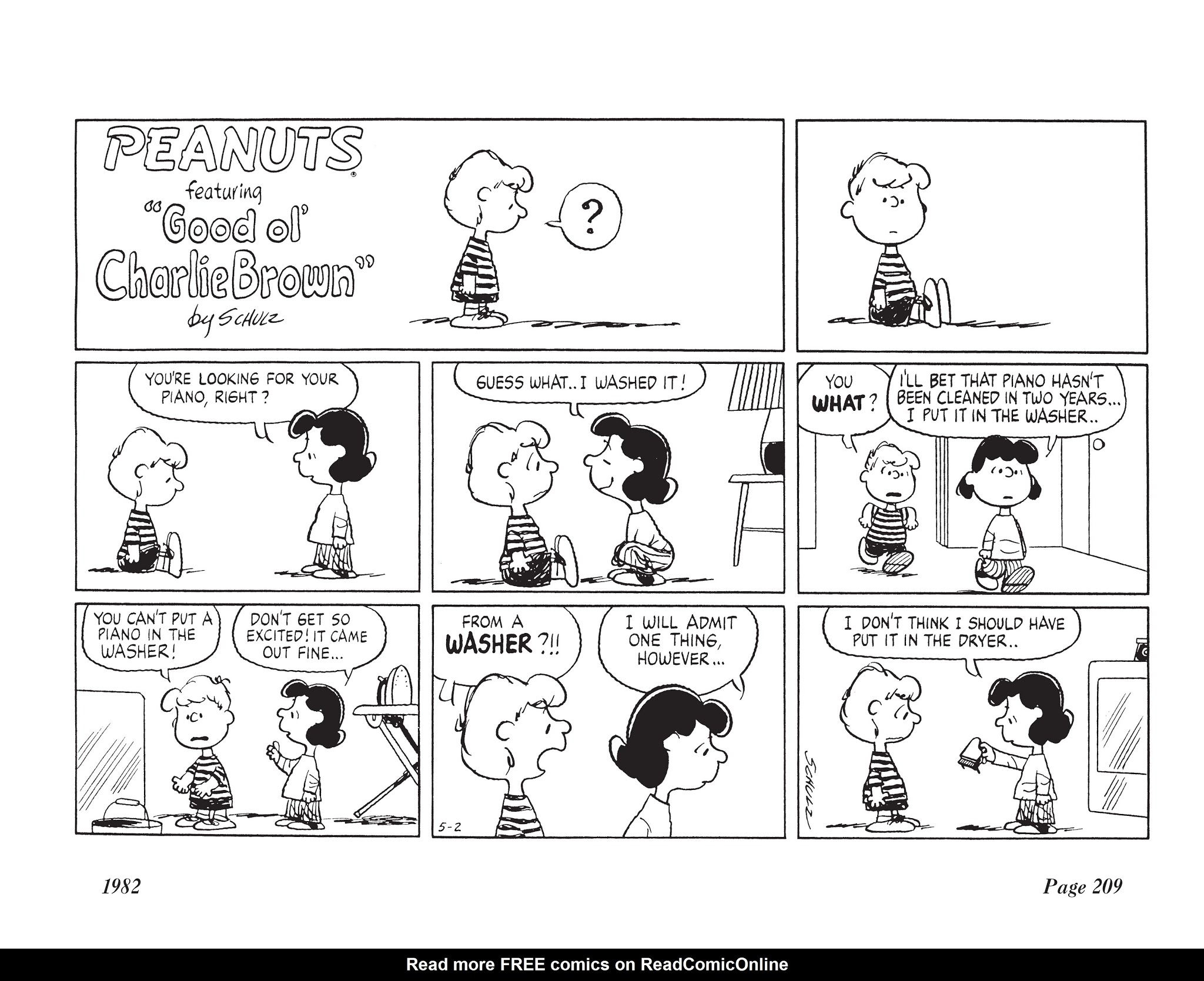 Read online The Complete Peanuts comic -  Issue # TPB 16 - 227
