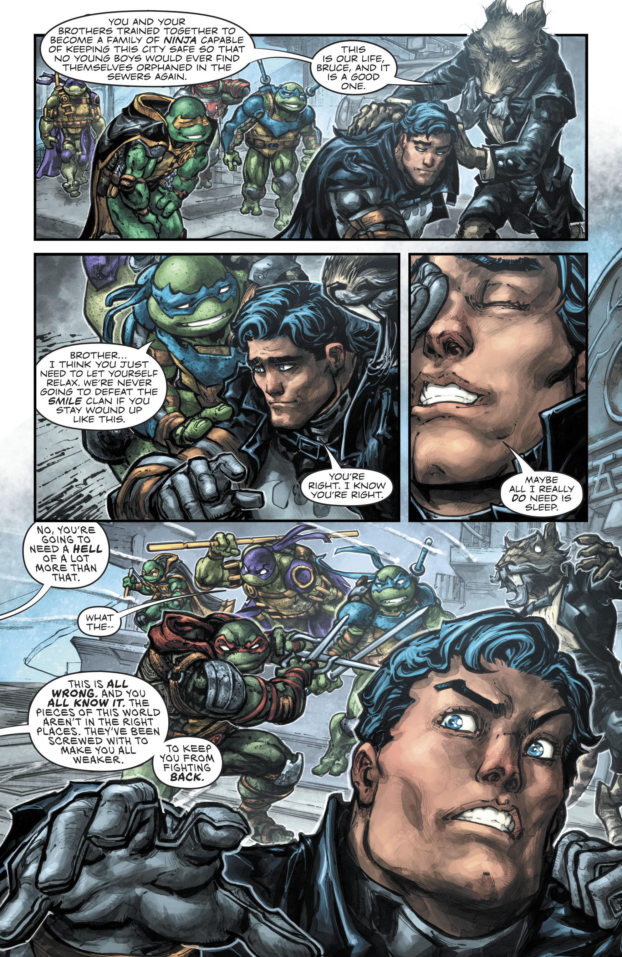 Read online Batman/Teenage Mutant Ninja Turtles III comic -  Issue #1 - 19