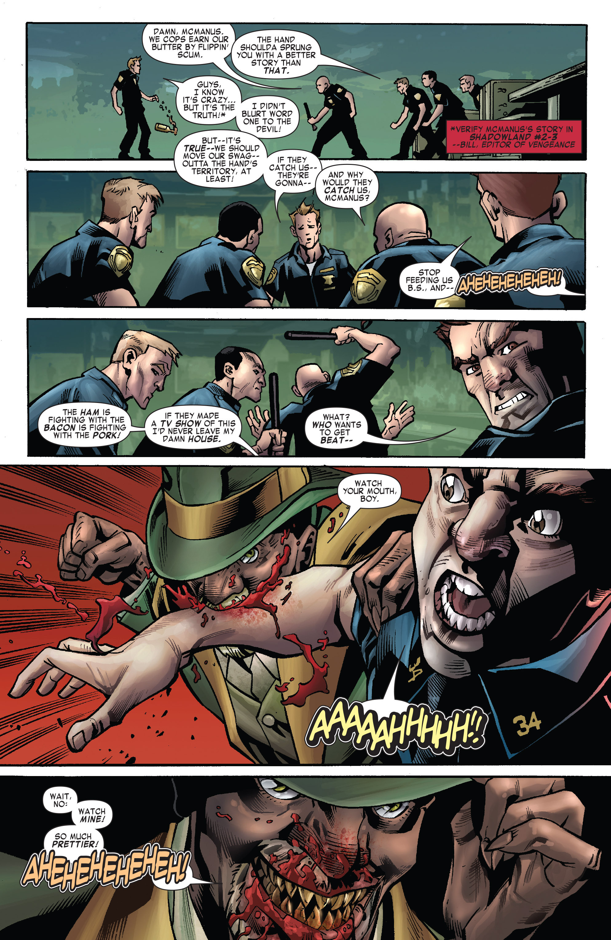 Read online Shadowland: Power Man comic -  Issue #3 - 10