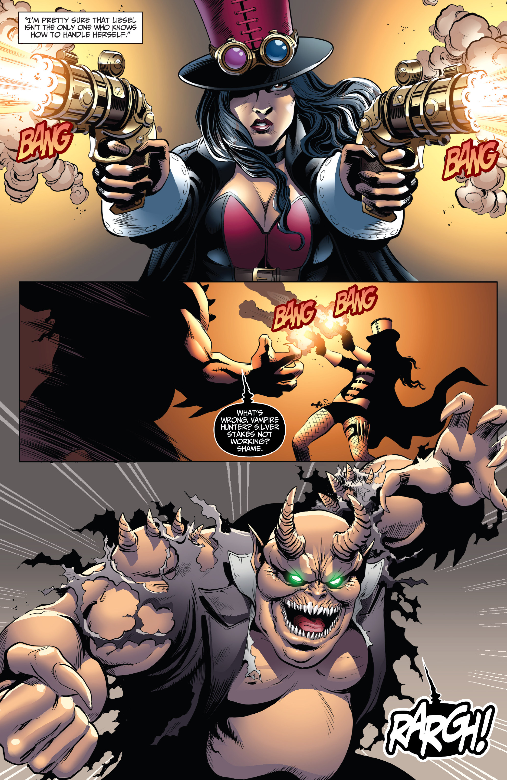 Read online Van Helsing vs. Dracula's Daughter comic -  Issue #1 - 17