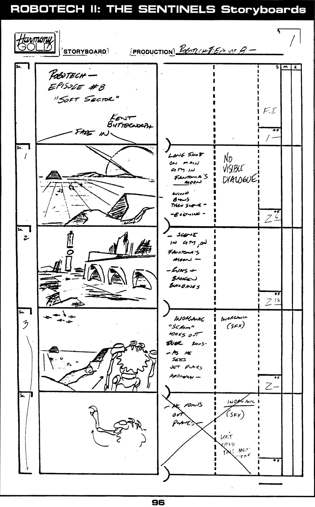 Read online Robotech II: The Sentinels comic -  Issue # _Script Book 2 - 92