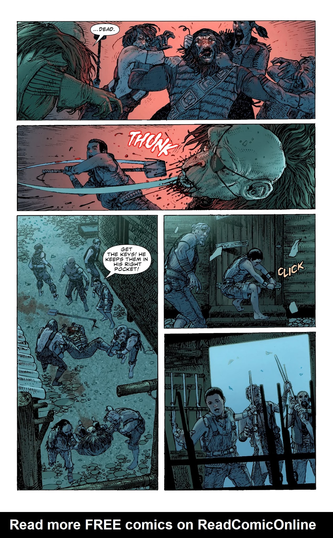 Read online Planet of the Apes (2011) comic -  Issue #7 - 17