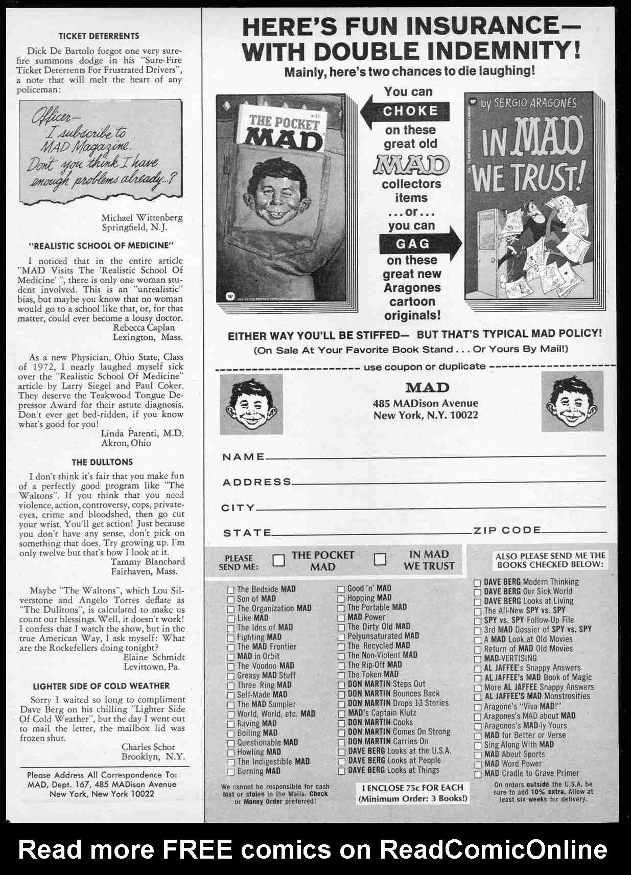 Read online MAD comic -  Issue #167 - 5