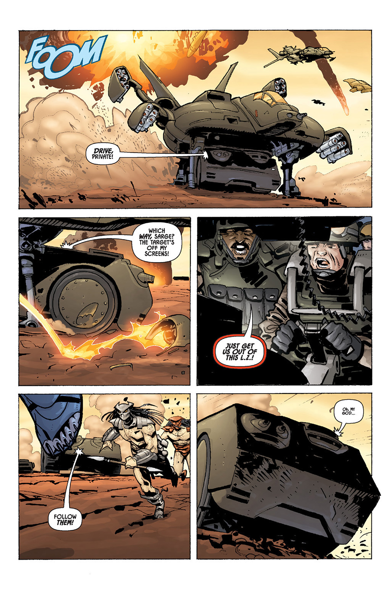 Read online Aliens vs. Predator: Three World War comic -  Issue #4 - 8
