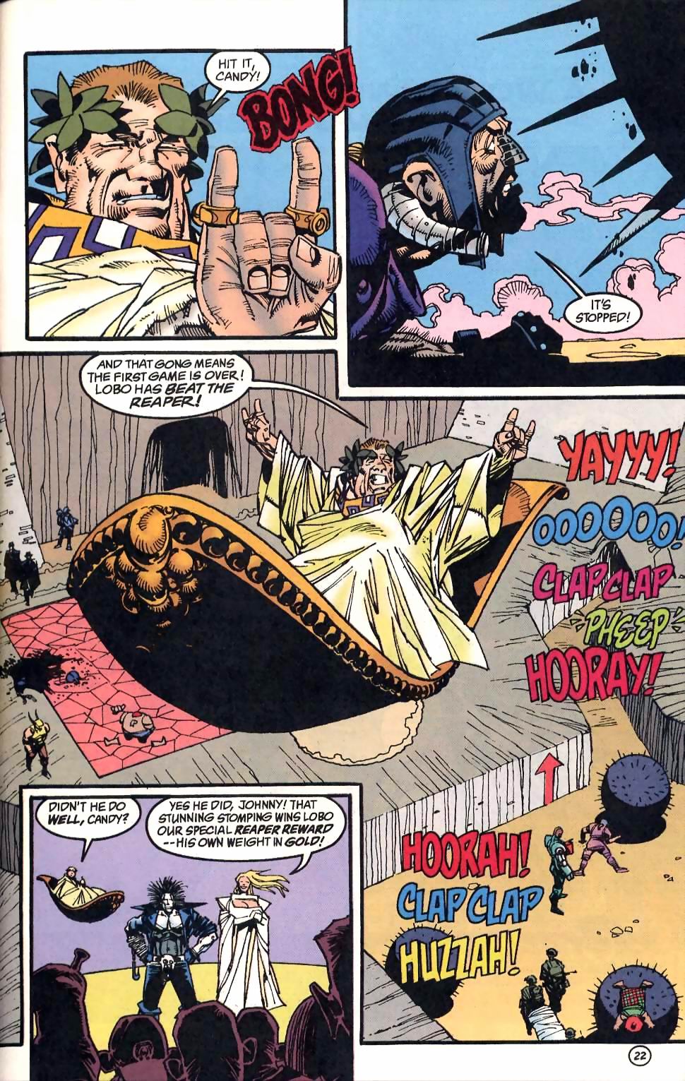 Read online Lobo: Unamerican Gladiators comic -  Issue #2 - 23