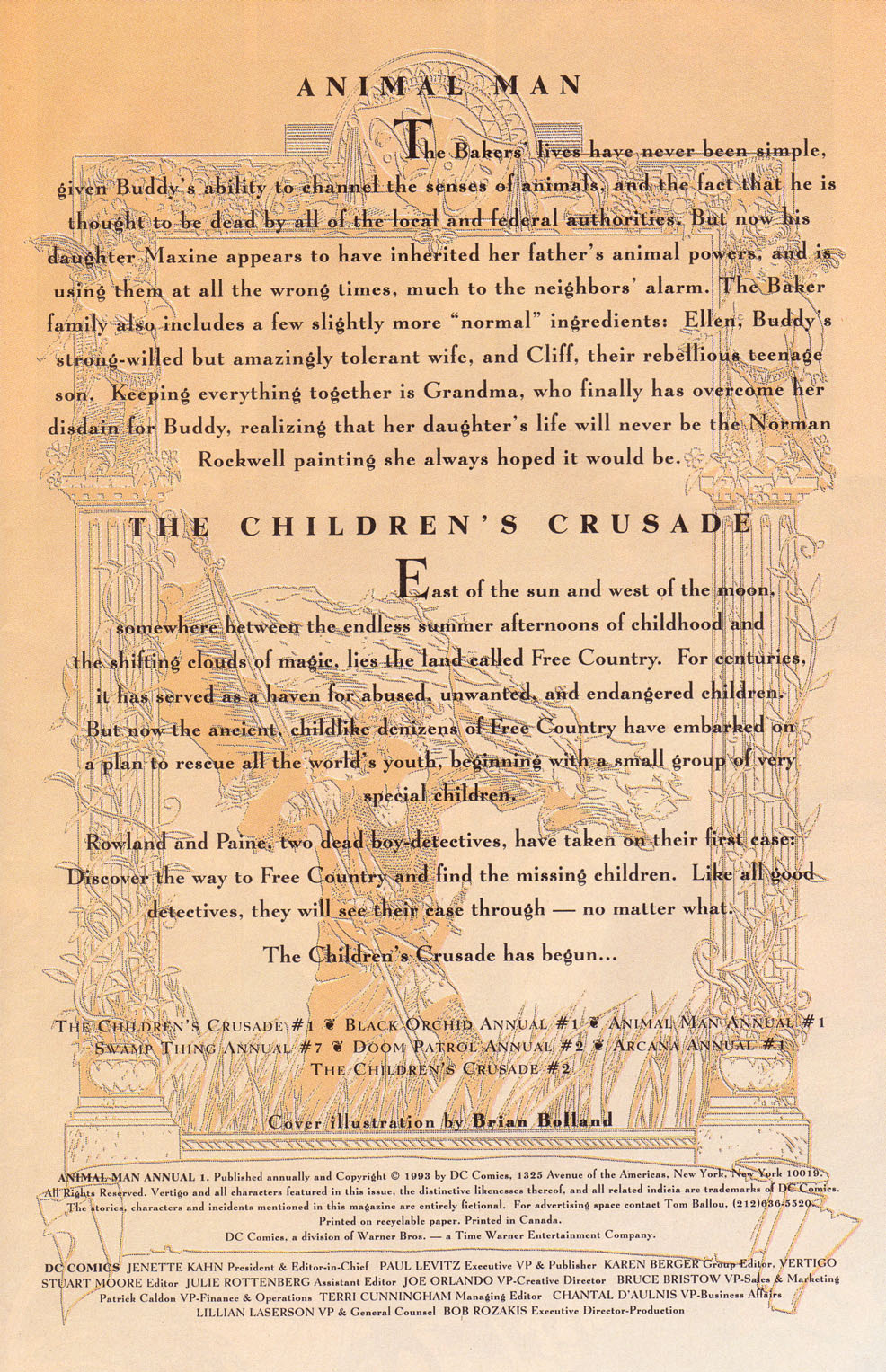 Read online Animal Man (1988) comic -  Issue # _Annual 1 - 2